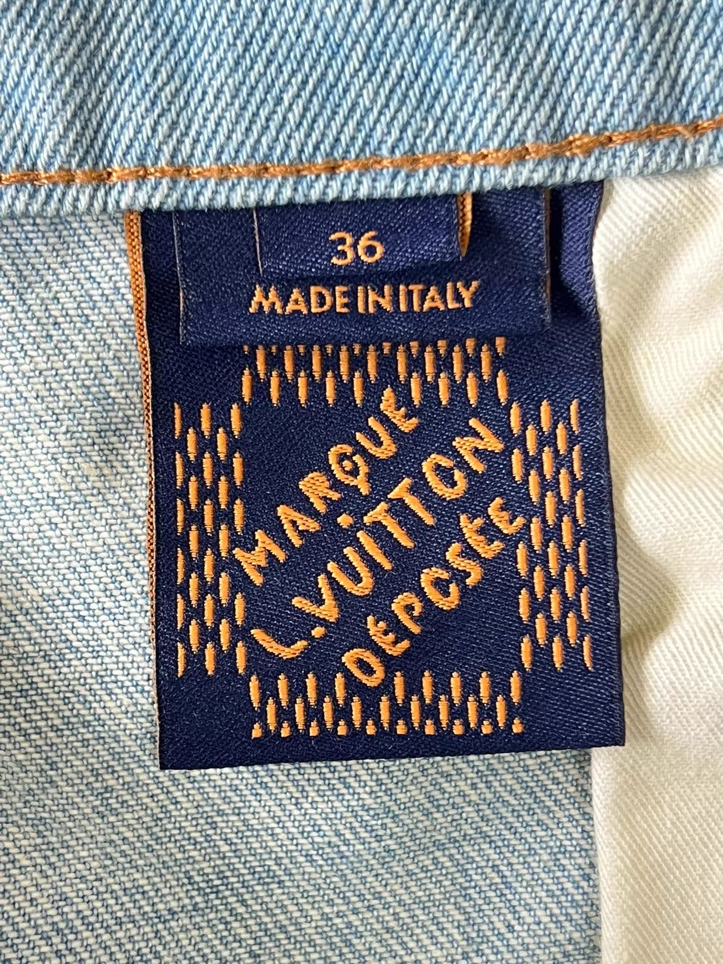Louis Vuitton Louis Vuitton Color Block Check Jeans 36 (Mint) Size 26" / US 2 / IT 38 - 7 Thumbnail