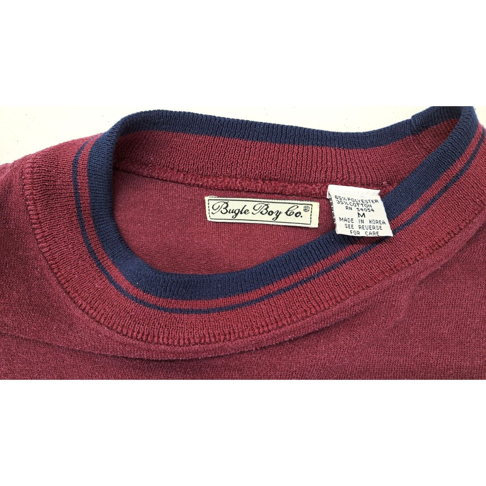 Bugle Boy Vintage Bugle Boy Sweatshirt Embroidered Blue Logo Oversized Size US M / EU 48-50 / 2 - 4 Thumbnail