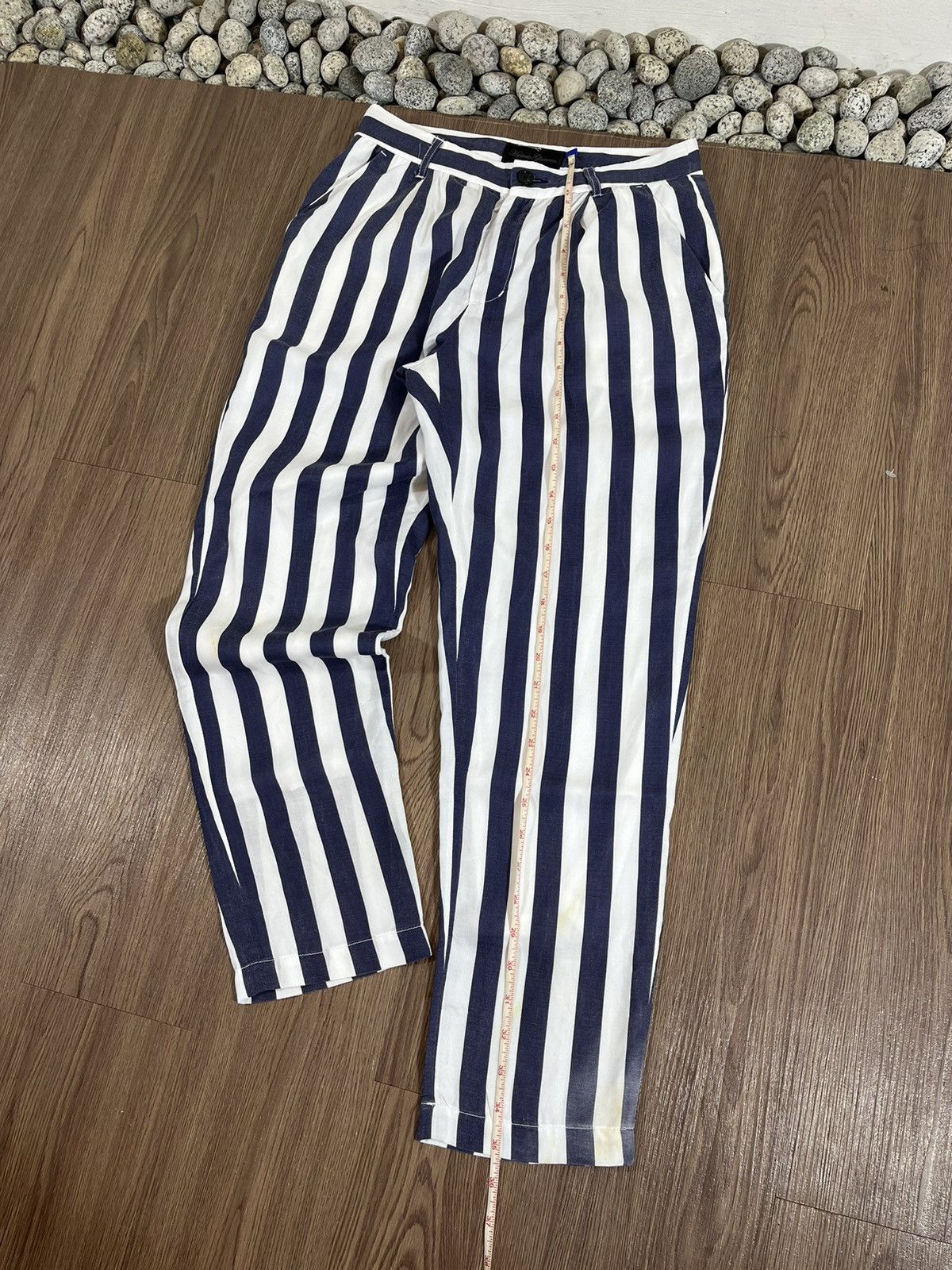 Hysteric Glamour Hysteric Glamour Blue/White Striped Pants Size US 28 / EU 44 - 18 Thumbnail