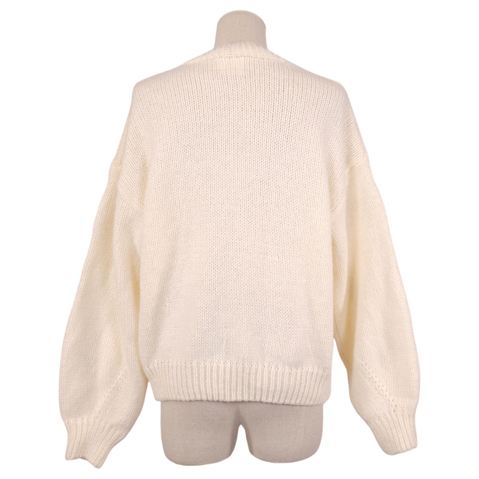 Luna Ivy Rose Cardigan Cream Sz Small