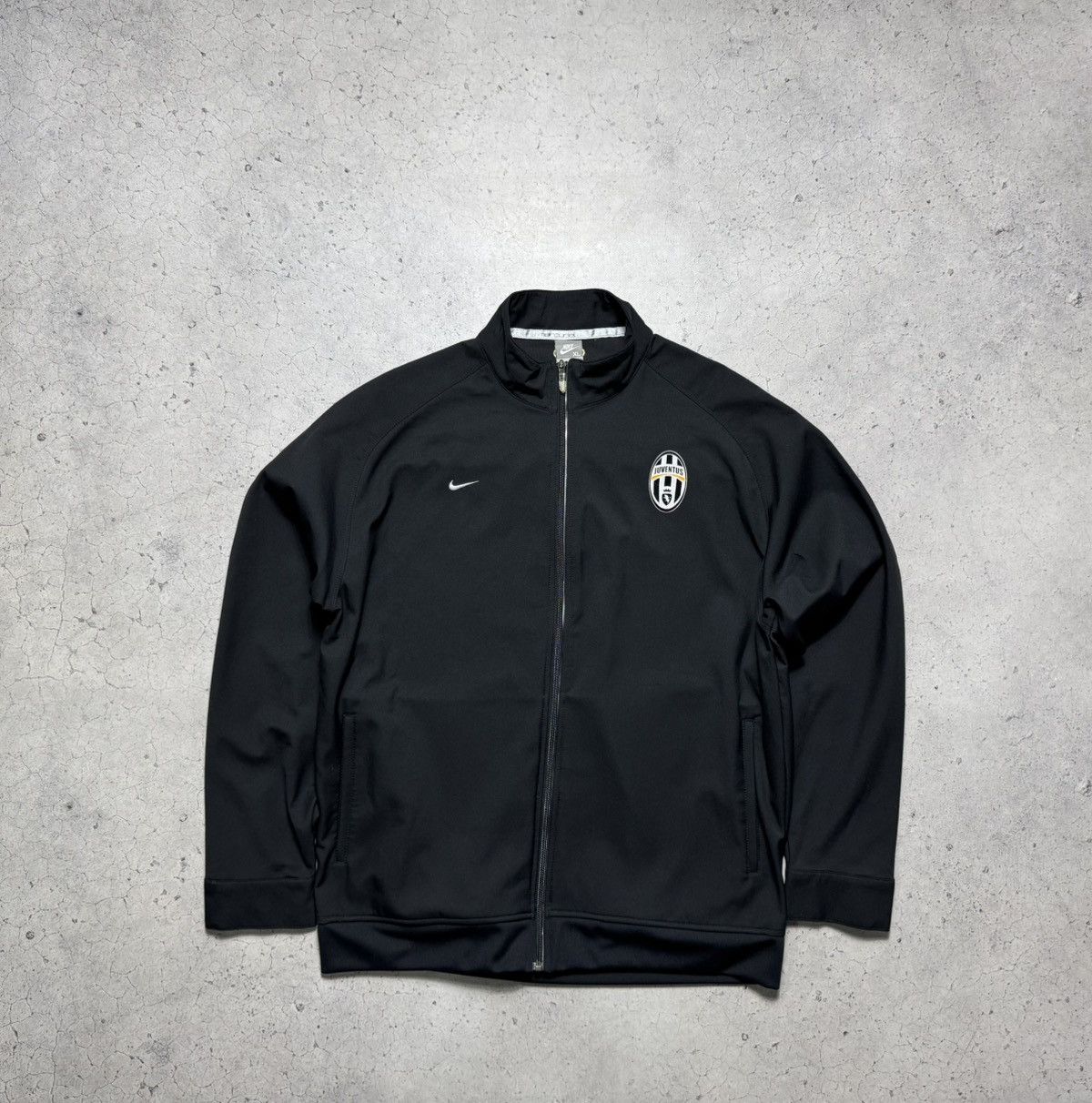 Nike Nike FC Juventus Football Track Jacket Soccer Black Vintage Size US XL / EU 56 / 4 - 1 Thumbnail