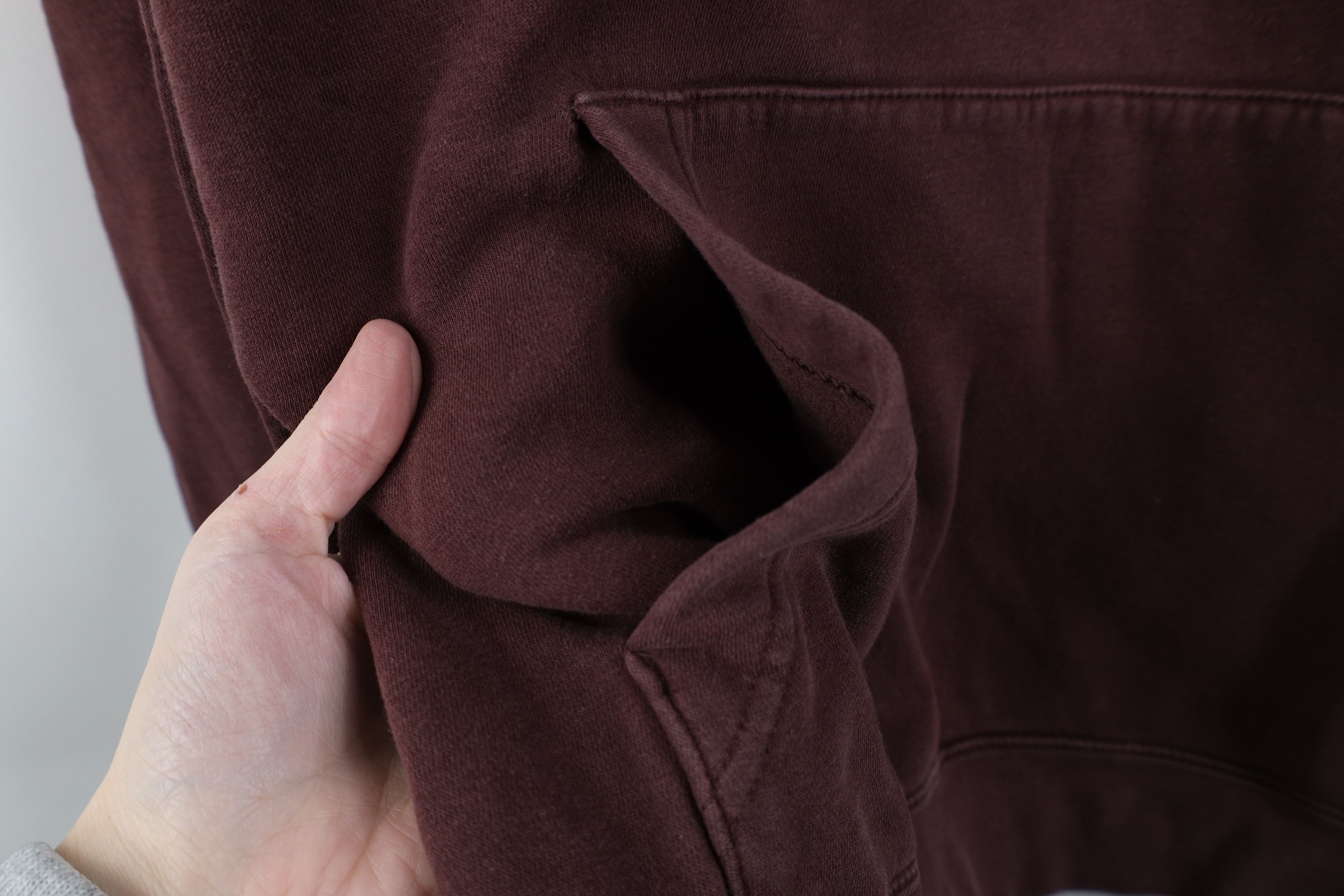 Nike Vintage Y2K Nike Swoosh Sun Faded Hoodie Chocolate Brown Size US L / EU 52-54 / 3 - 6 Thumbnail