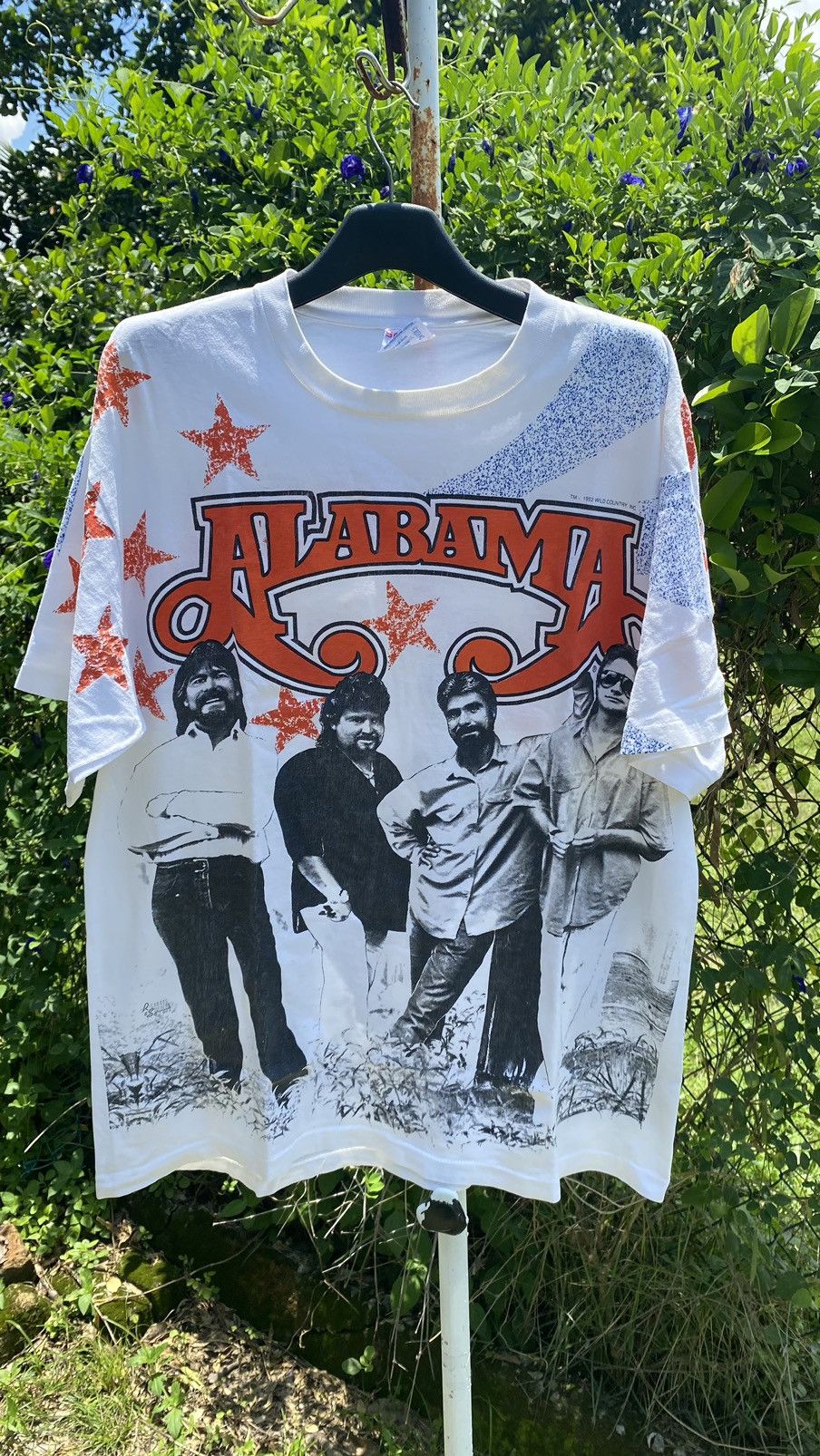 Band Tees × Vintage Vintage 1993 Alabama AOP T Shirt Size XL Size US XL / EU 56 / 4 - 1 Thumbnail