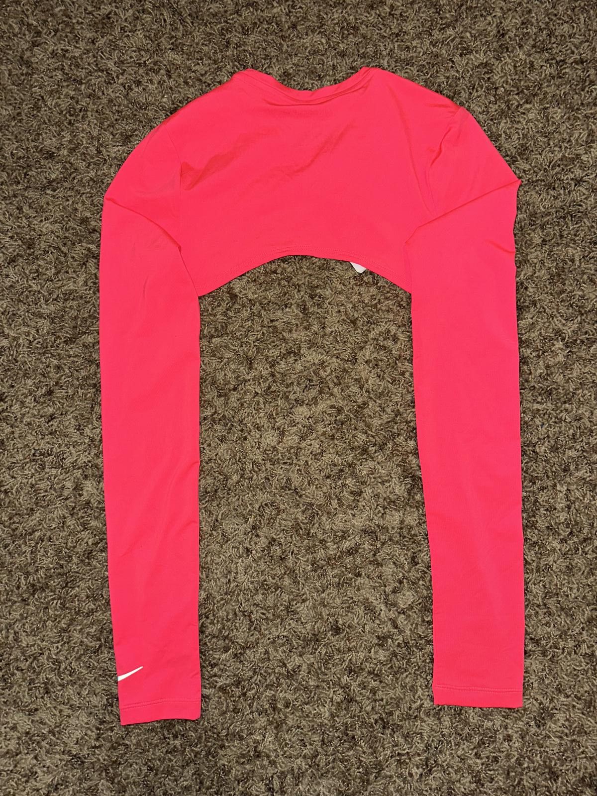 Nike Nike Women’s UV Crop UPF 40+ Base Layer Long Sleeves Pink Golf Top Sample Size S / US 4 / IT 40 - 2 Thumbnail