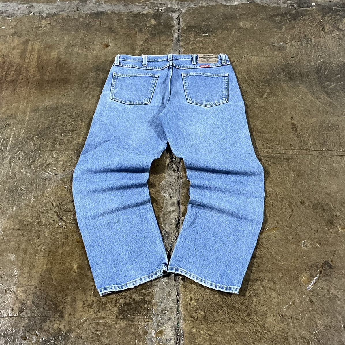 Carhartt × Vintage × Wrangler Crazy Y2K Carhartt Style Wrangler Faded Workwear Jeans Size US 34 / EU 50 - 1 Thumbnail