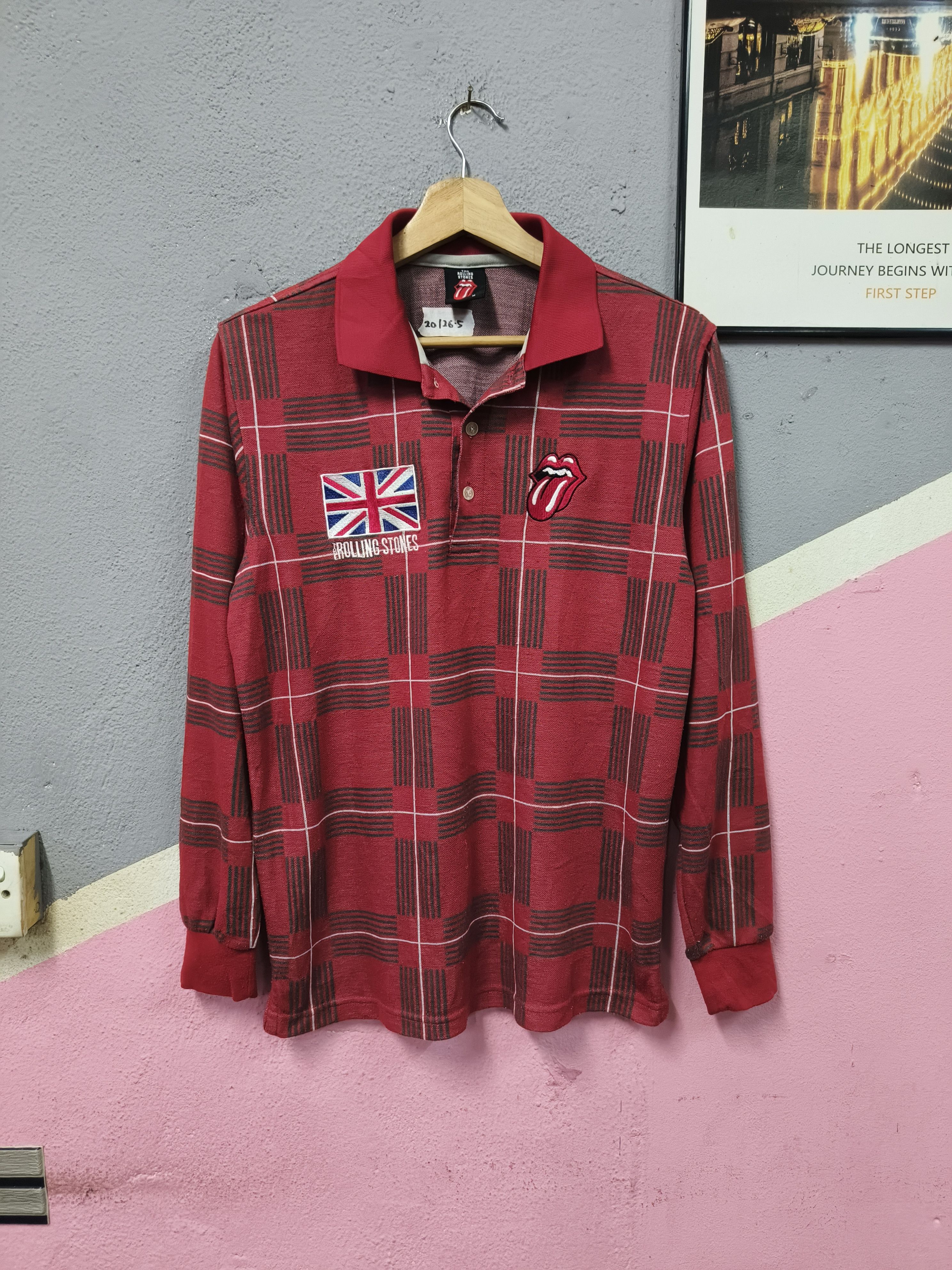 The Rolling Stones THE ROLLING STONES BRITISH🇬🇧 POLO SHIRT STRIPE Size US M / EU 48-50 / 2 - 1 Thumbnail