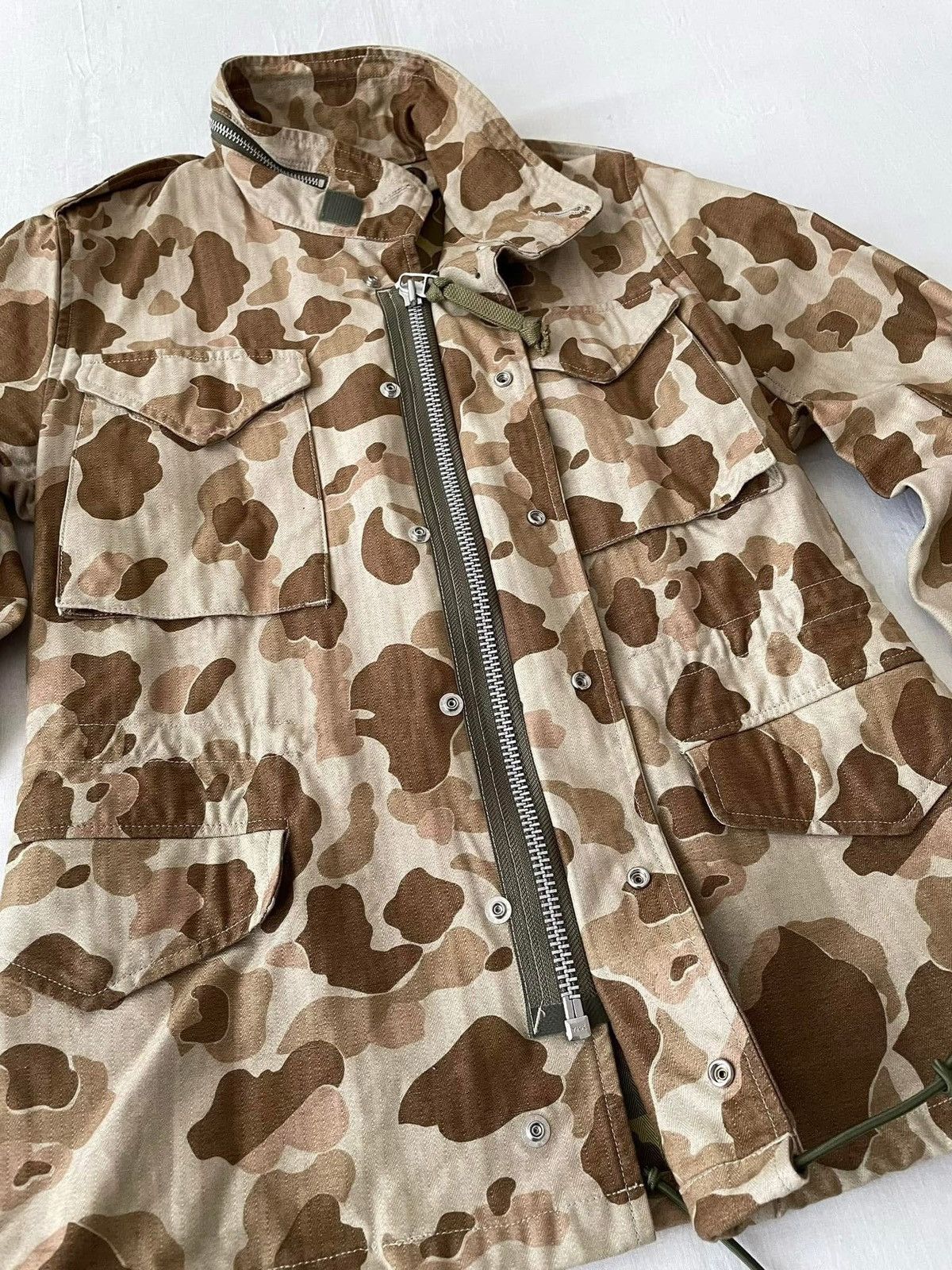 Toyo Enterprises USMC Frogskin Camo HBT Reversible M65 Jacket Japan Repro Size US S / EU 44-46 / 1 - 8 Thumbnail