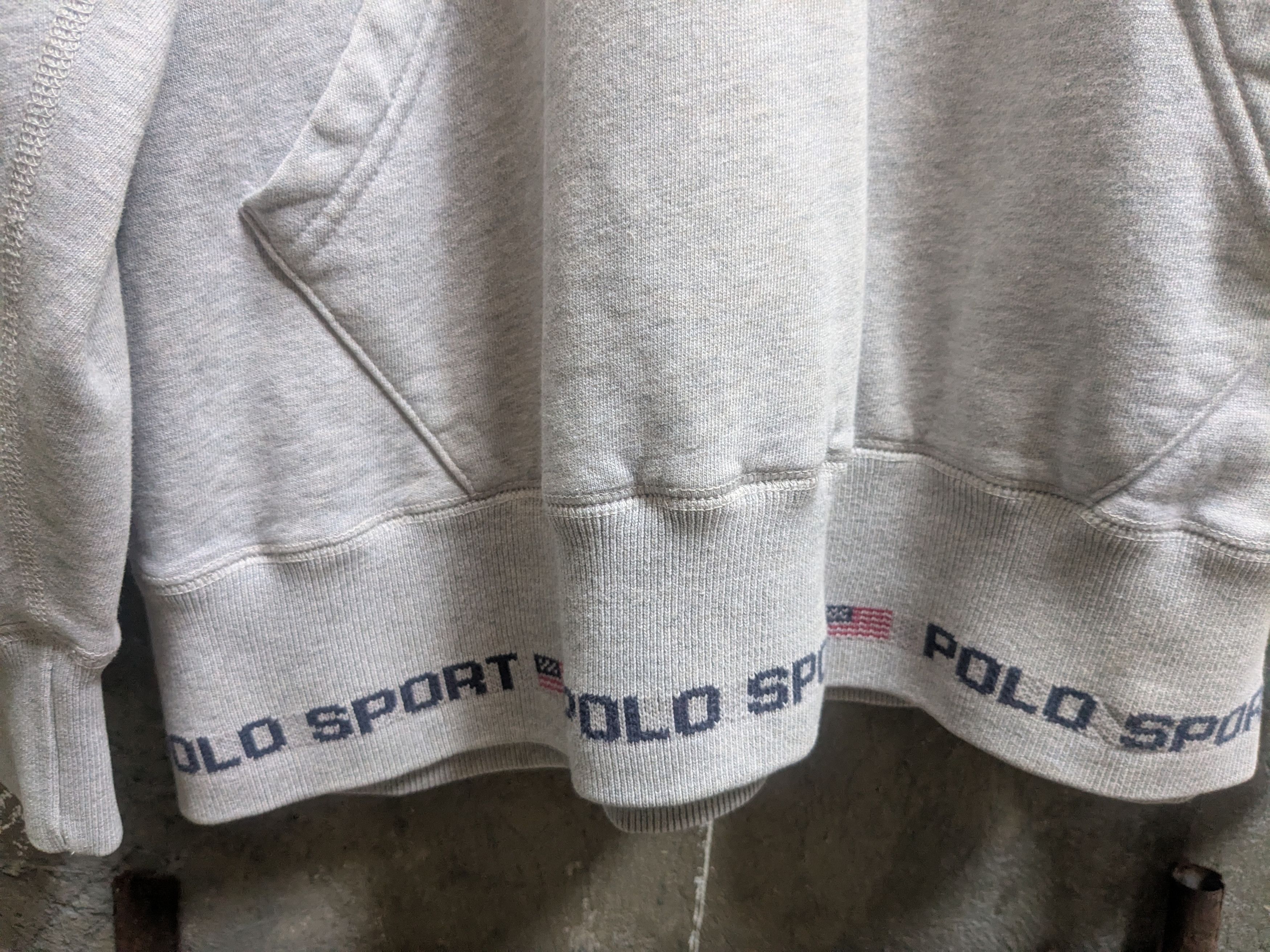 Polo Ralph Lauren polo Ralph Lauren polo sport vintage hoodie pullover Size US L / EU 52-54 / 3 - 3 Thumbnail