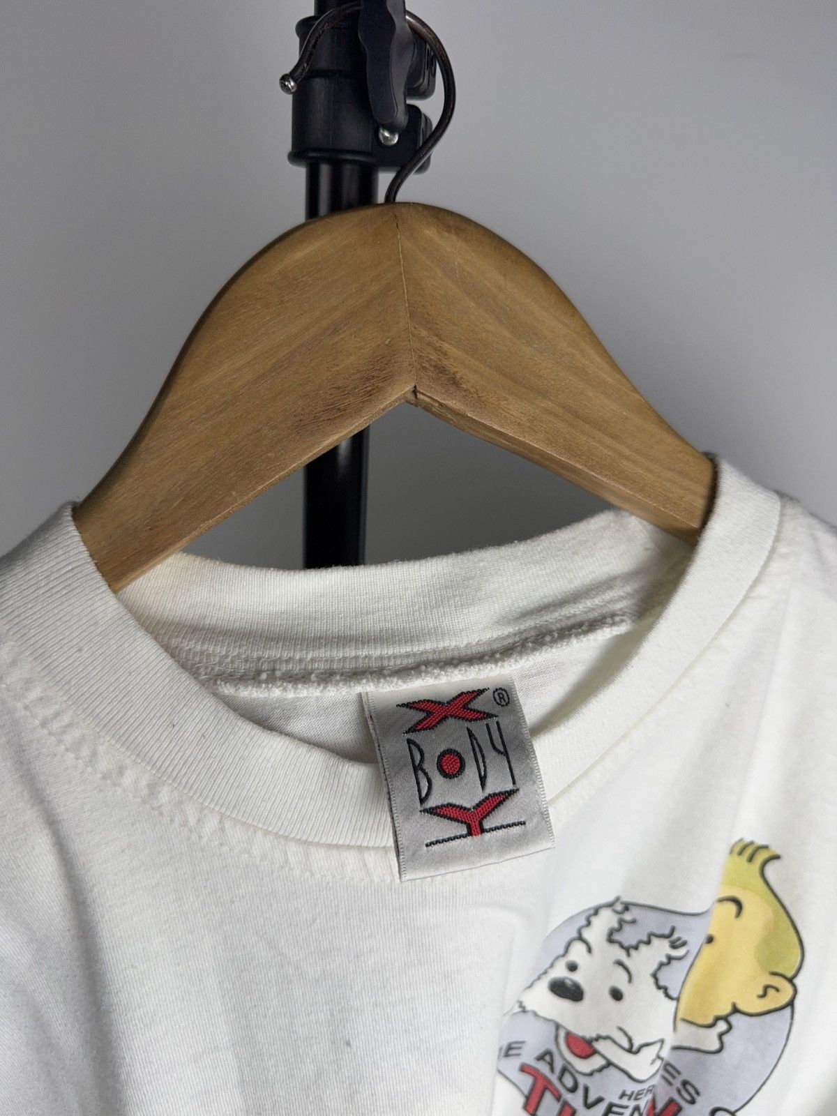 Vintage 00s Vintage Tintin Flight 714 Graphic Tee Y2K Cartoon Rare M Size US M / EU 48-50 / 2 - 13 Thumbnail