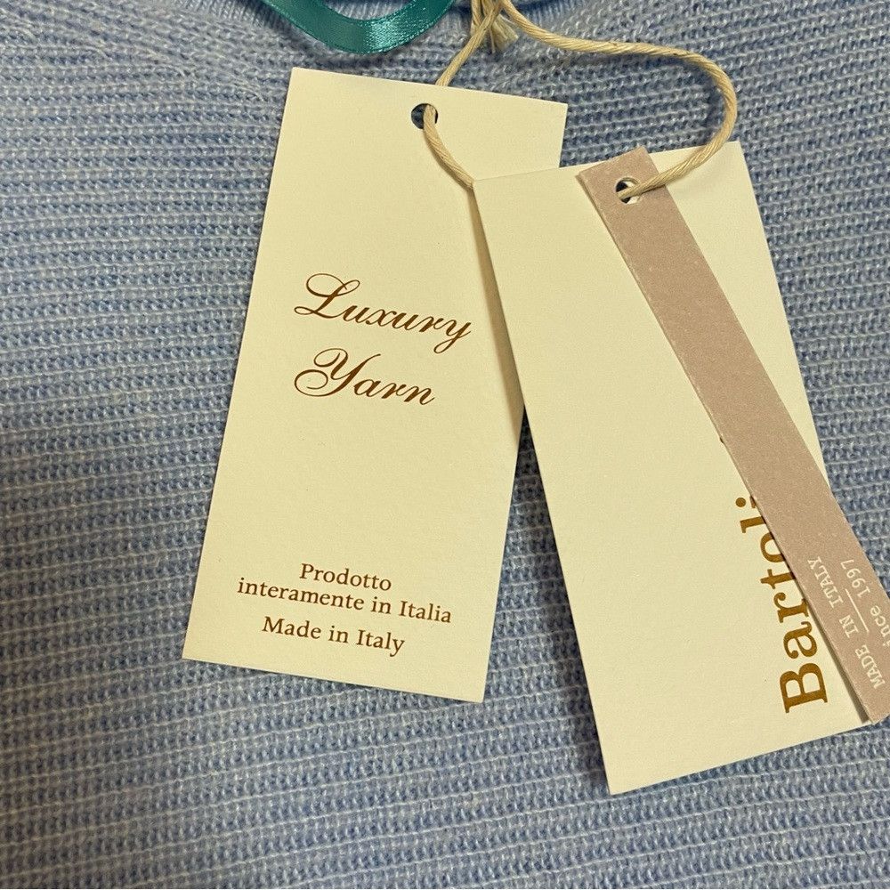 Other NWT New Bartolini Wool Cashmere Silk 3/4 Sleeve Sweater Siz Size S / US 4 / IT 40 - 7 Thumbnail
