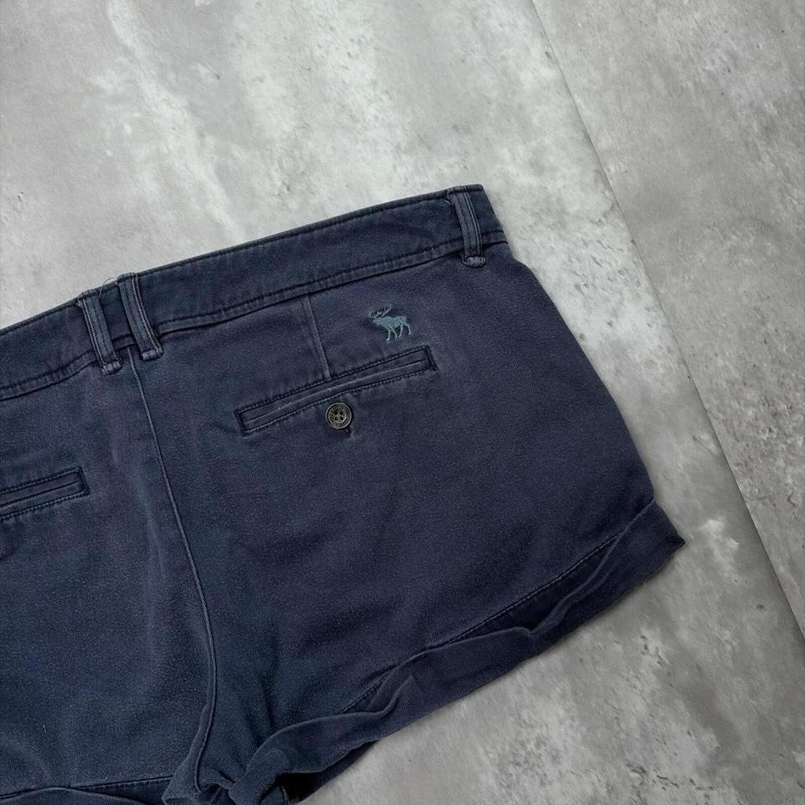 Abercrombie & Fitch Y2K Navy Abercrombie & Fitch Grunge Mini Skater Shorts Size 25" / US 0 / IT 36 - 3 Thumbnail