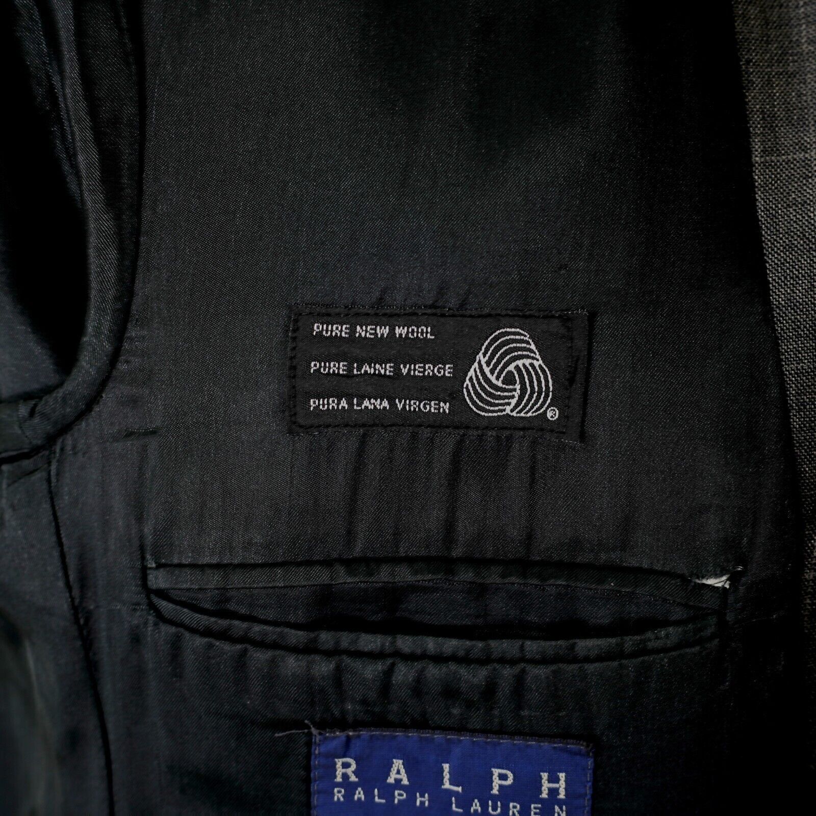 Ralph Lauren Ralph Lauren Wool Gray Sharkskin Windowpane 42R Or 44R Slim Size 42R - 9 Thumbnail