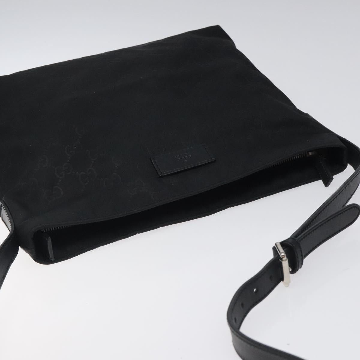 Gucci GUCCI GG Canvas Shoulder Bag Nylon Black Size ONE SIZE - 6 Thumbnail