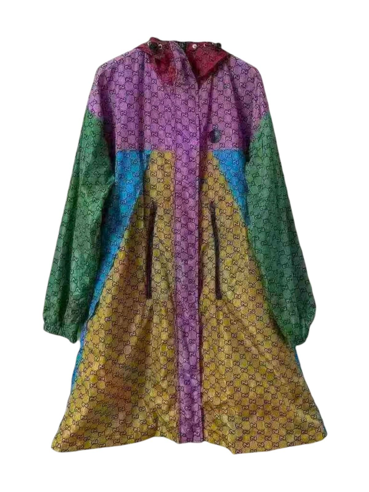 Gucci Gucci 40 multicolor GG monogram windbreaker Coat Size S / US 4 / IT 40 - 2 Thumbnail