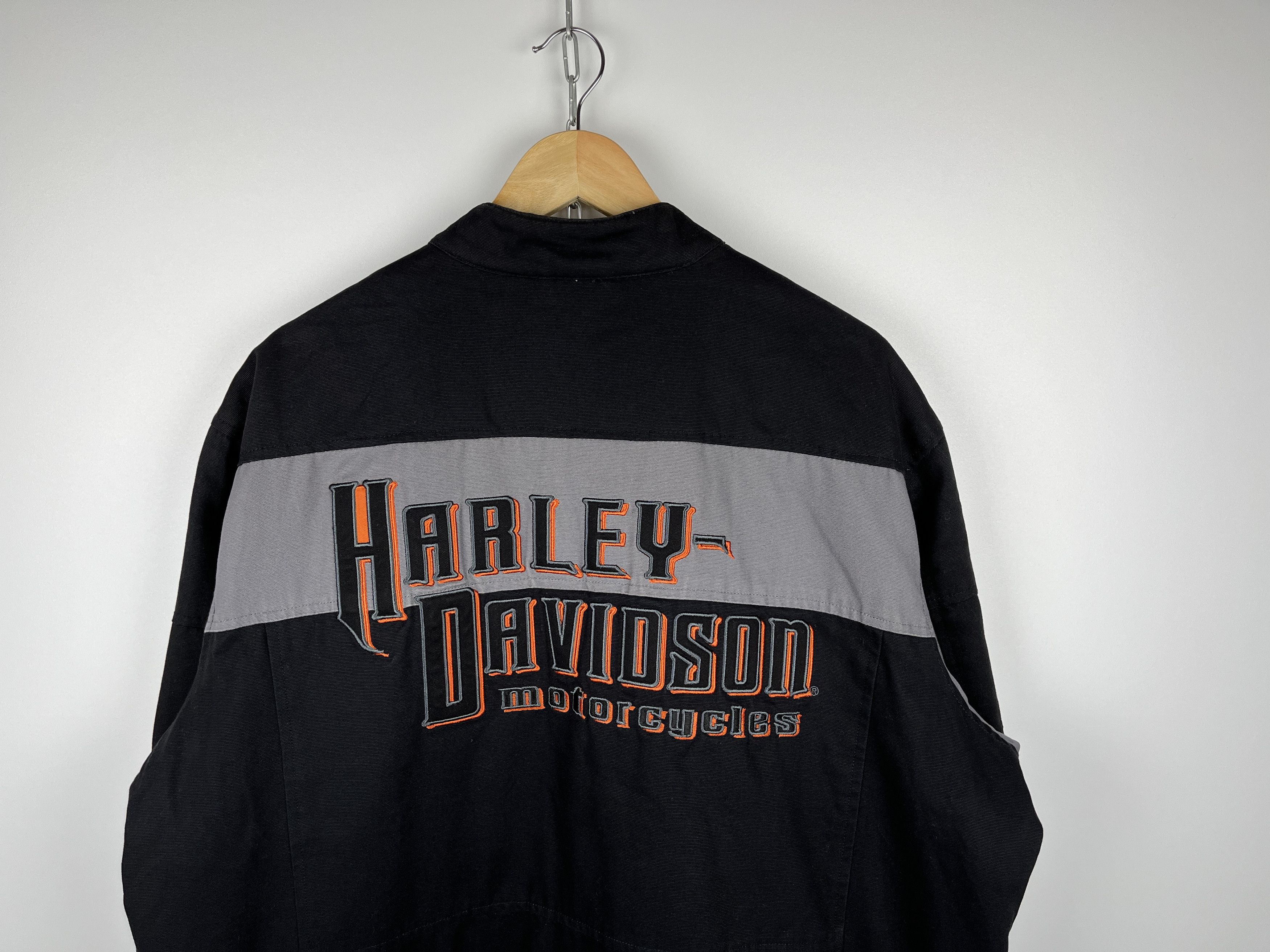 Harley Davidson × Indian Motorcycle Harley-Davidson Vintage Motorcycles Jacket 00's Racing Y2K Size US XL / EU 56 / 4 - 3 Thumbnail