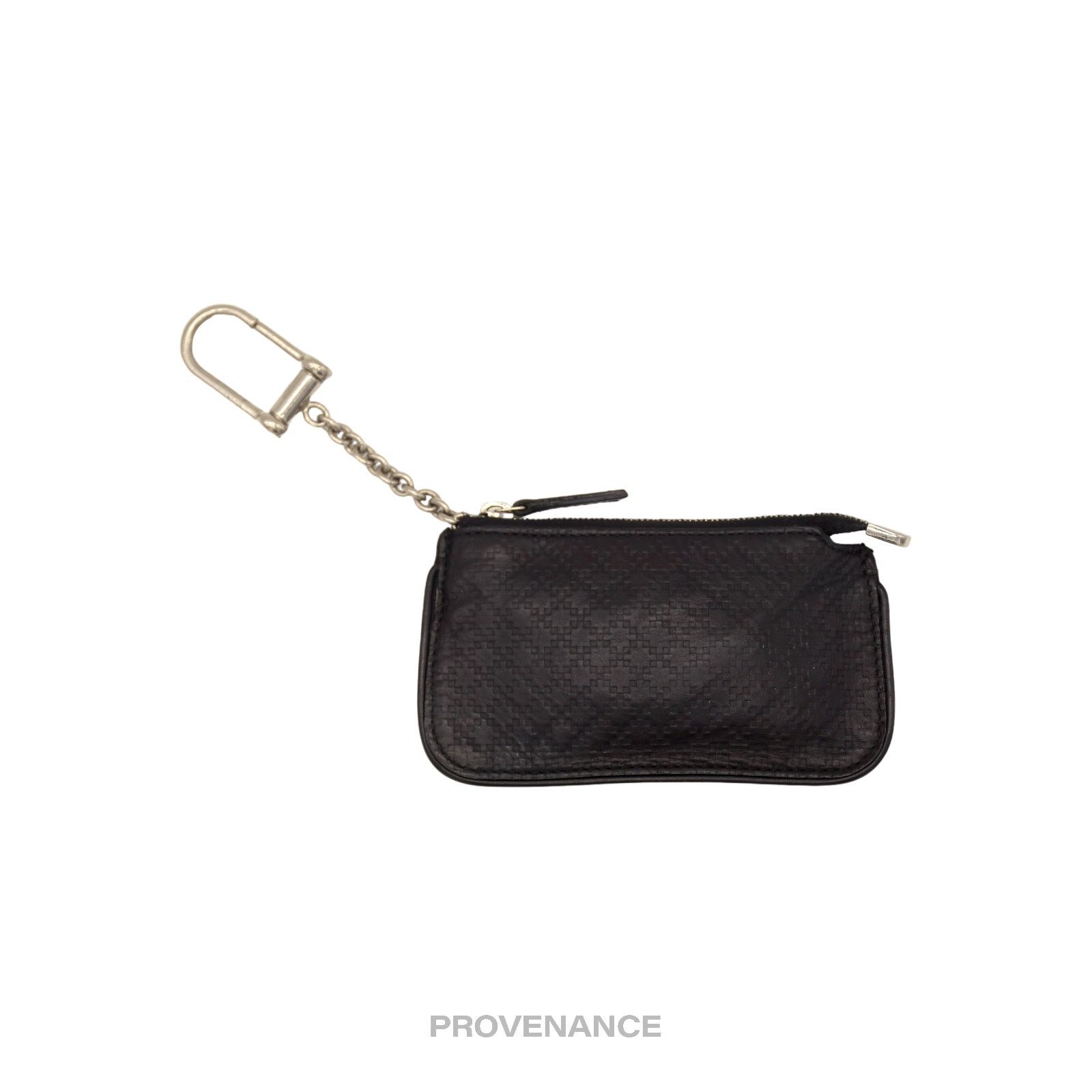 Gucci 🔴 Gucci Key Pouch Cles - Black Diamante Leather Size ONE SIZE - 1 Thumbnail