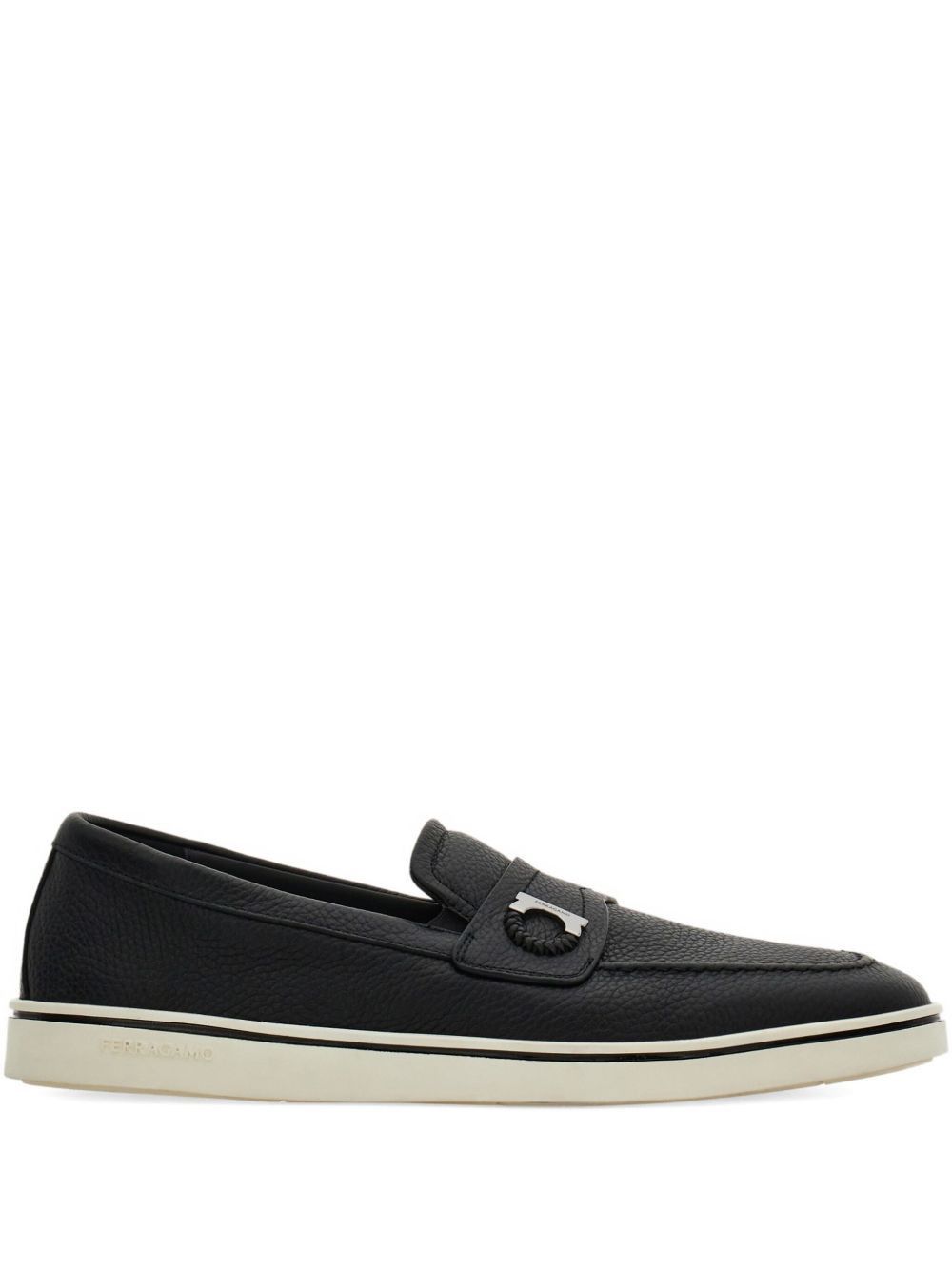 Salvatore Ferragamo LEATHER LOAFERS Size US 7 / EU 40 - 1 Thumbnail