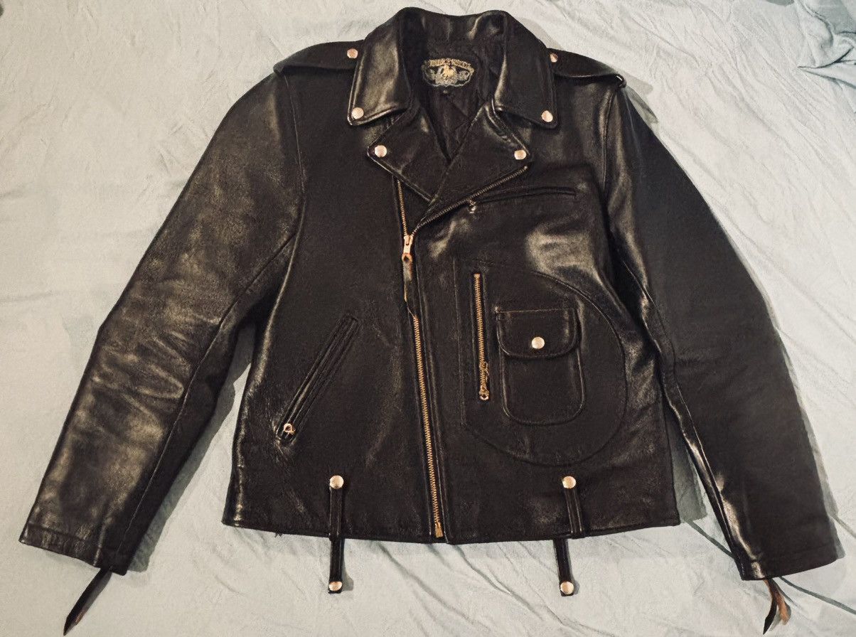 DOUBLE HELIX Double Helix Teacore Horsehide Japanese Leather Jacket Size US L / EU 52-54 / 3 - 1 Thumbnail