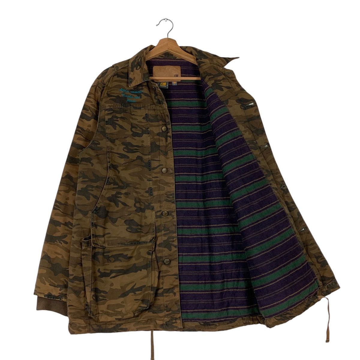 Alphanumeric ALPHA NUMERIC Brown Camo Hunting Jacket #1303-C59 Size US L / EU 52-54 / 3 - 9 Thumbnail