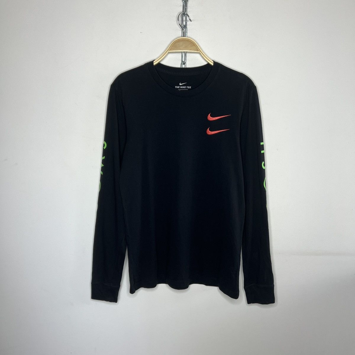Jordan Brand × Nike BUNDLE 2x Longsleeve Tshirt Nike Swoosh Jordan Full Print Size US M / EU 48-50 / 2 - 2 Thumbnail