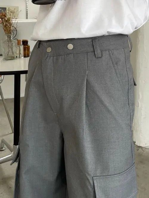 Japanese Brand Miyauchi x Itou Baggy Gray High Waist Pants Size US 30 / EU 46 - 3 Thumbnail