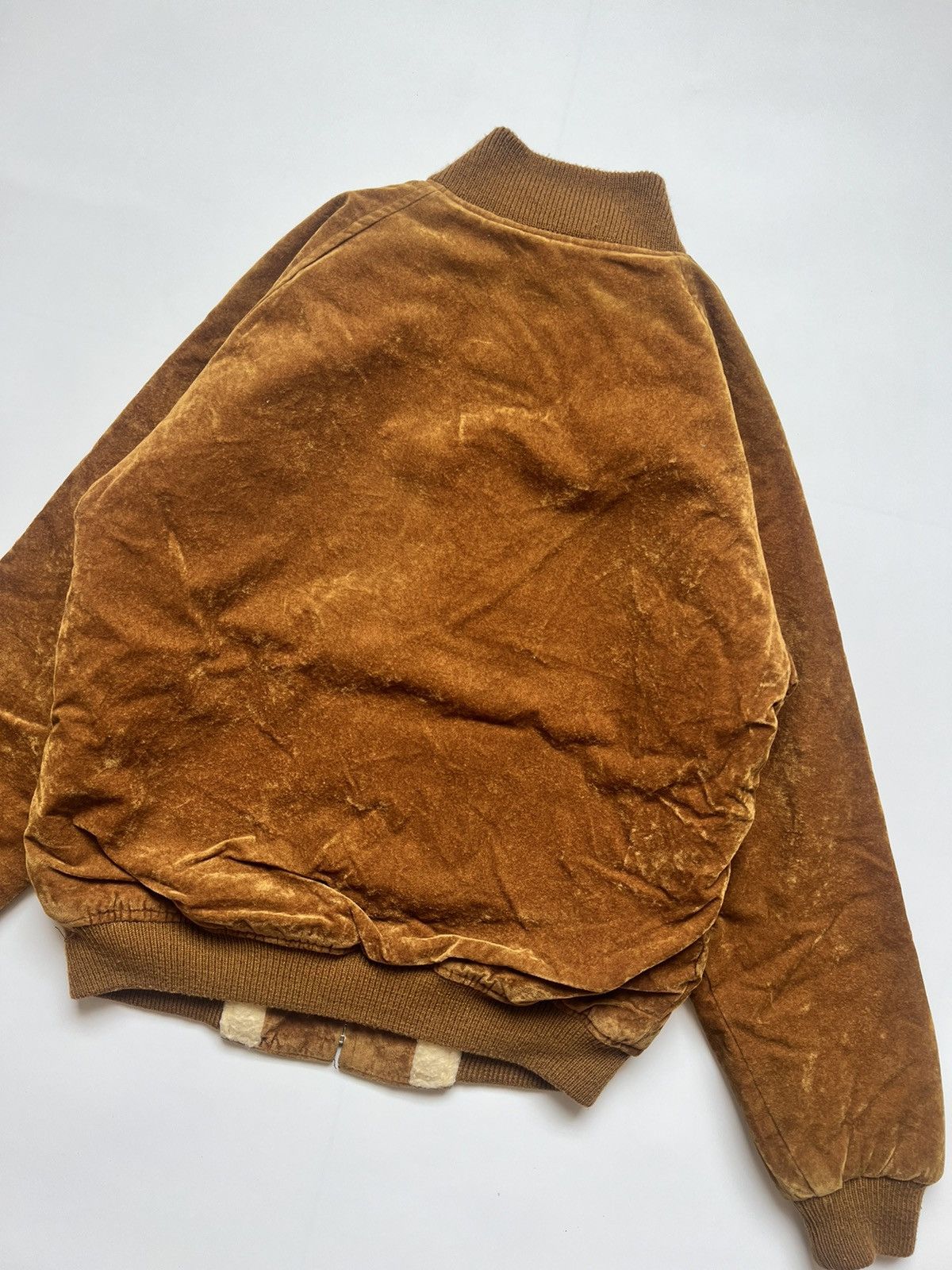 Japanese Brand Japanese Velvet Suede Bomber Jacket Size US M / EU 48-50 / 2 - 8 Thumbnail