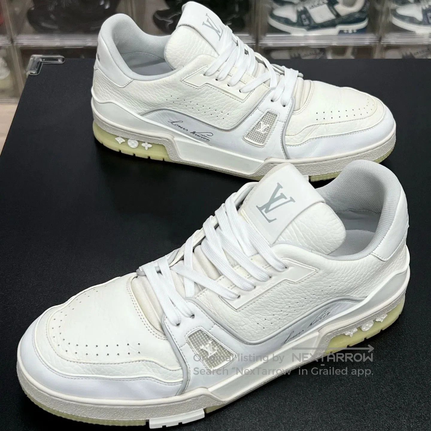 Louis Vuitton lv trainer white cement sneakers uk size 8. Size US 9 / EU 42 - 1 Thumbnail