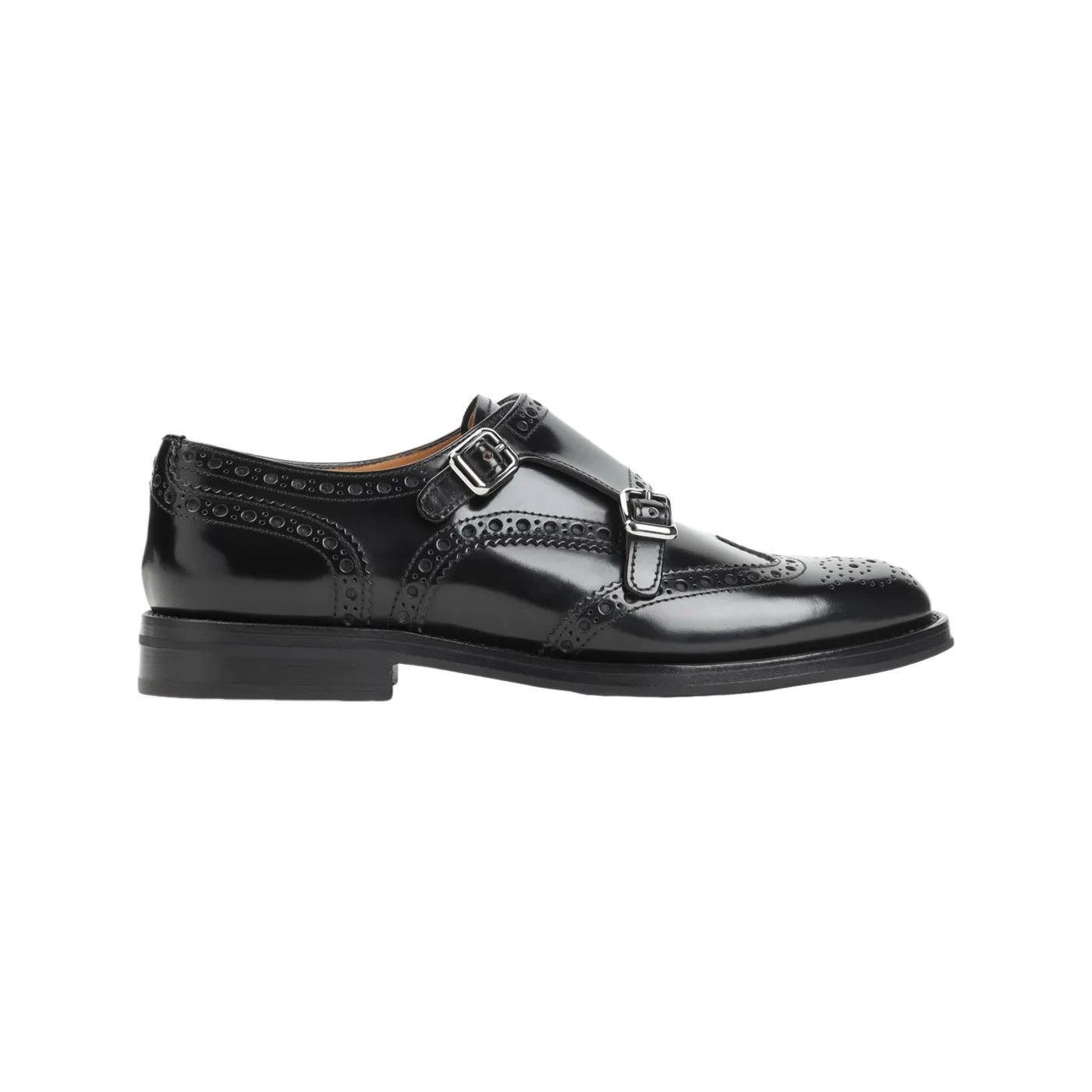 CHURCH'S Lana Black Leather Derby Shoes New & Authentic (Wom