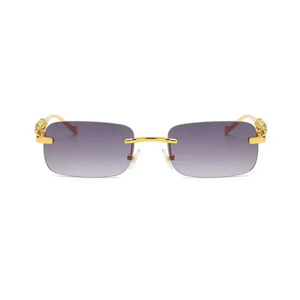 Other Retro Style Leopard 🐆 Yellow Black Frame Glasses Size ONE SIZE - 2 Thumbnail