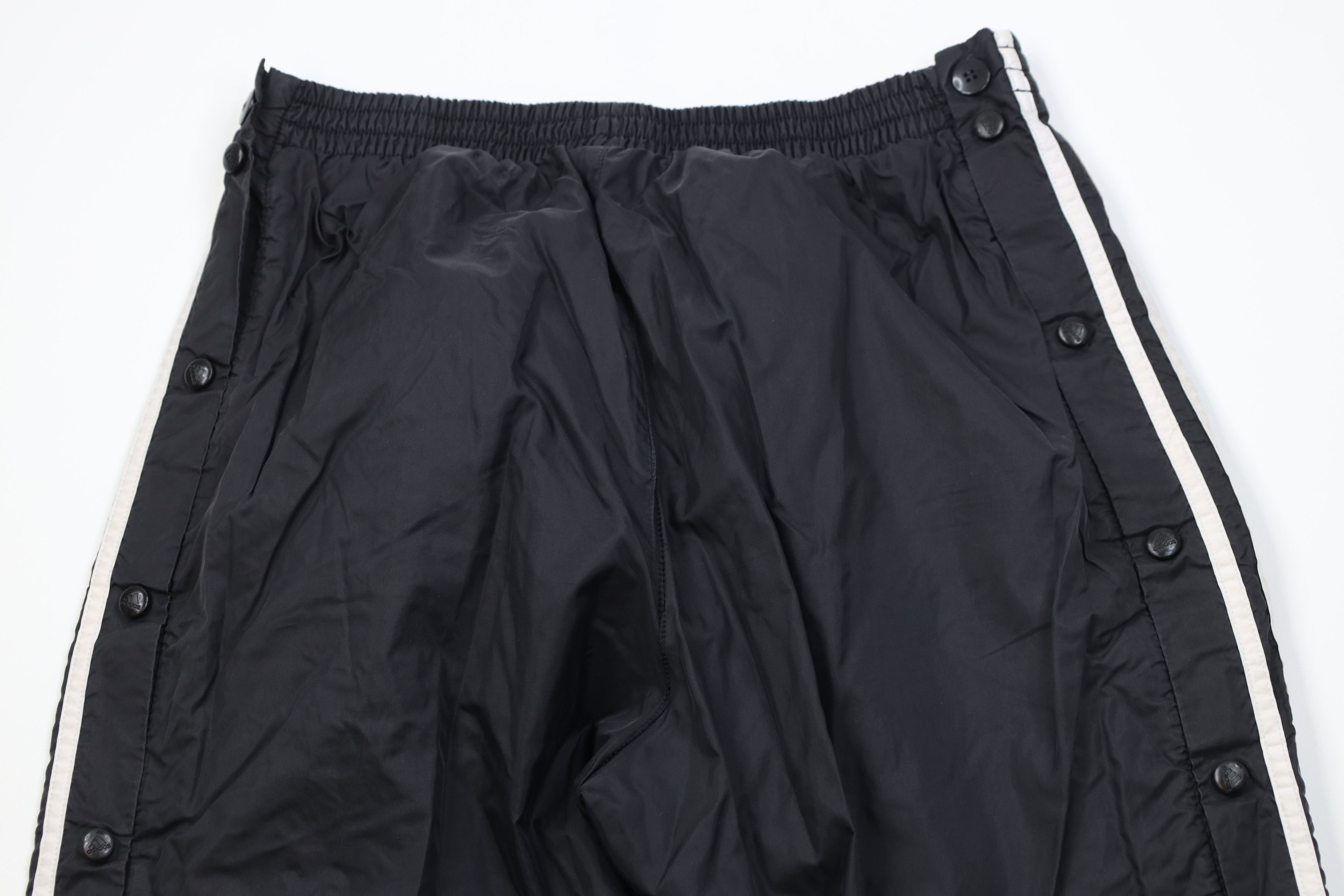 Adidas Vintage Y2K Adidas Lined Tearaway Windbreaker Pants Black Size US 36 / EU 52 - 12 Thumbnail