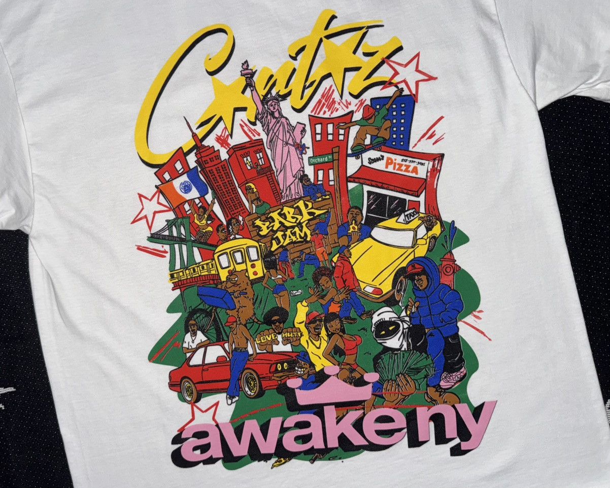 Corteiz AWAKE NY X CORTEIZ AWAKE RULES NEW YORK TEE EVENT EXCLUSIVE Size US S / EU 44-46 / 1 - 2 Thumbnail