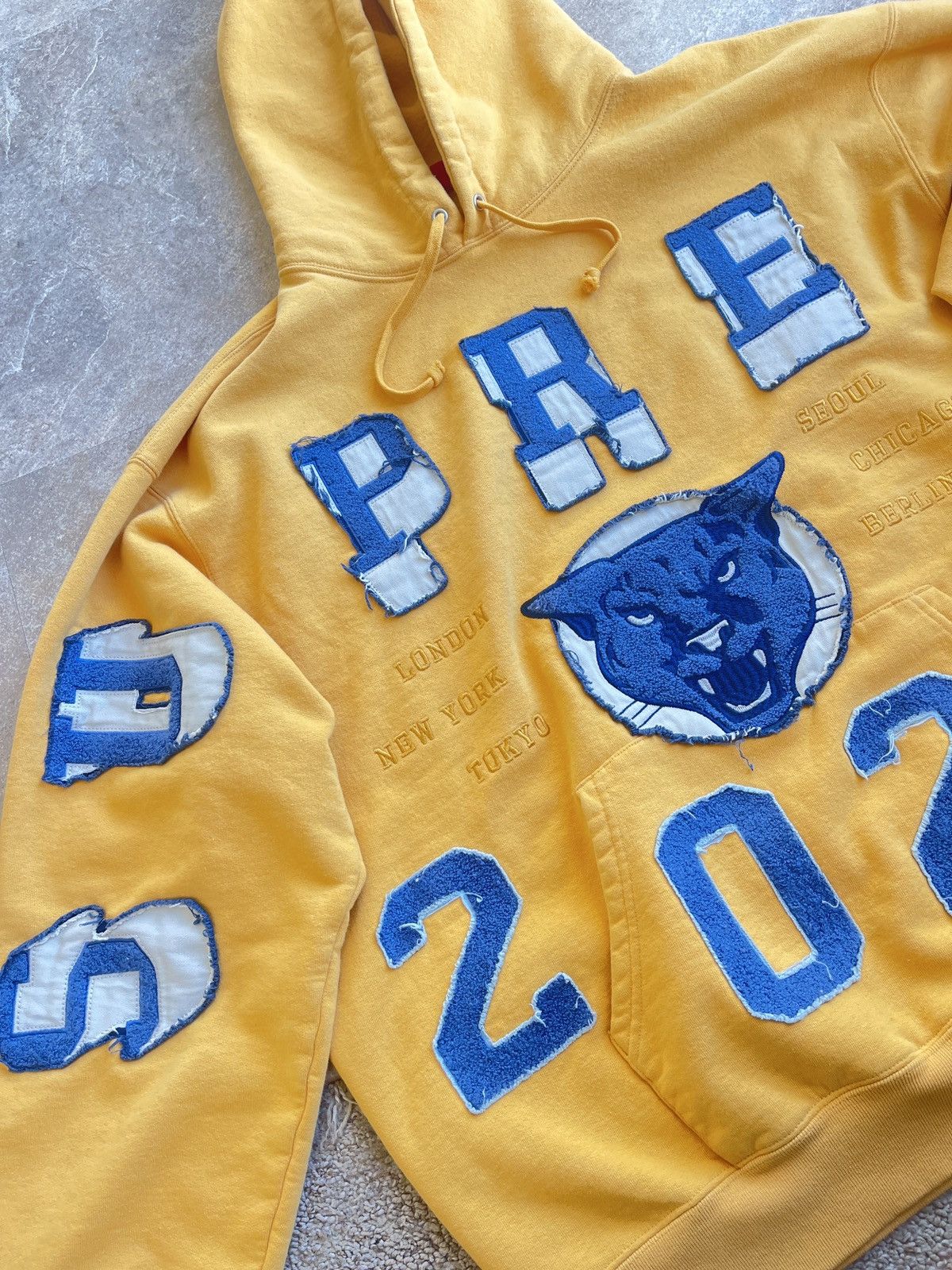 Supreme Supreme Washed Panther Hoodie FW 23 Size US L / EU 52-54 / 3 - 7 Thumbnail