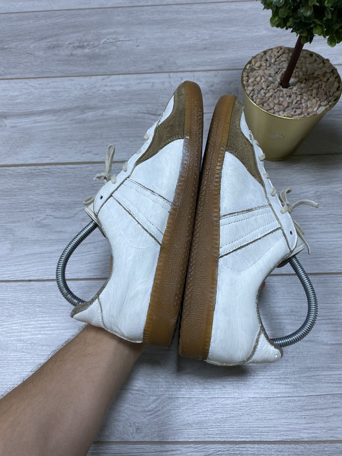Vintage GAT Margiela style BW-sport 260 leather trainers shoes Size US 7.5 / EU 40-41 - 6 Thumbnail