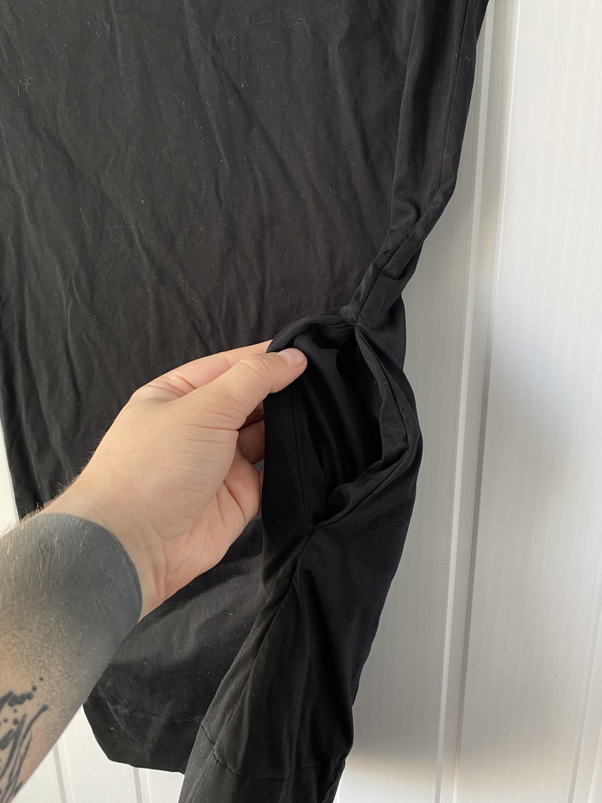 Helmut Lang Helmut Lang Black Quell Jersey T-Shirt Mini Dress Size M / US 6-8 / IT 42-44 - 4 Thumbnail