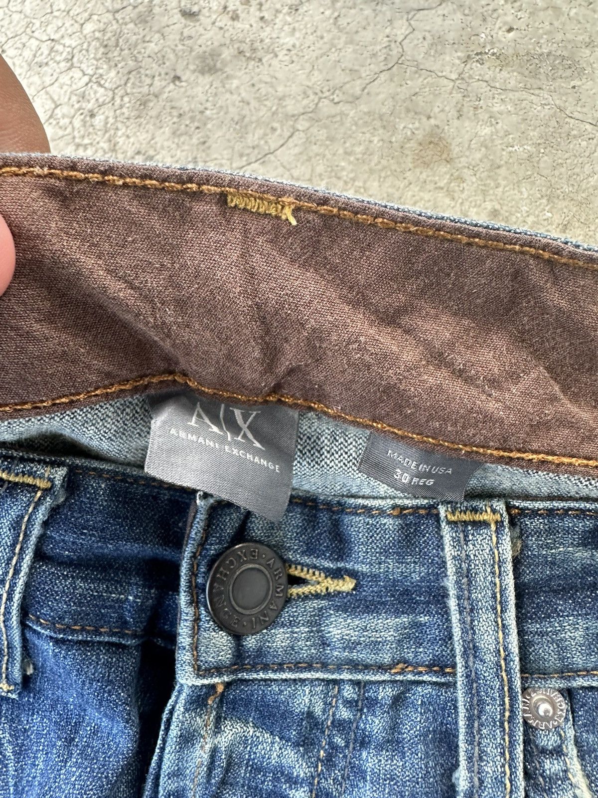 Armani Exchange Armani Exchange distressed style denim jeans size 30 Size US 30 / EU 46 - 3 Thumbnail