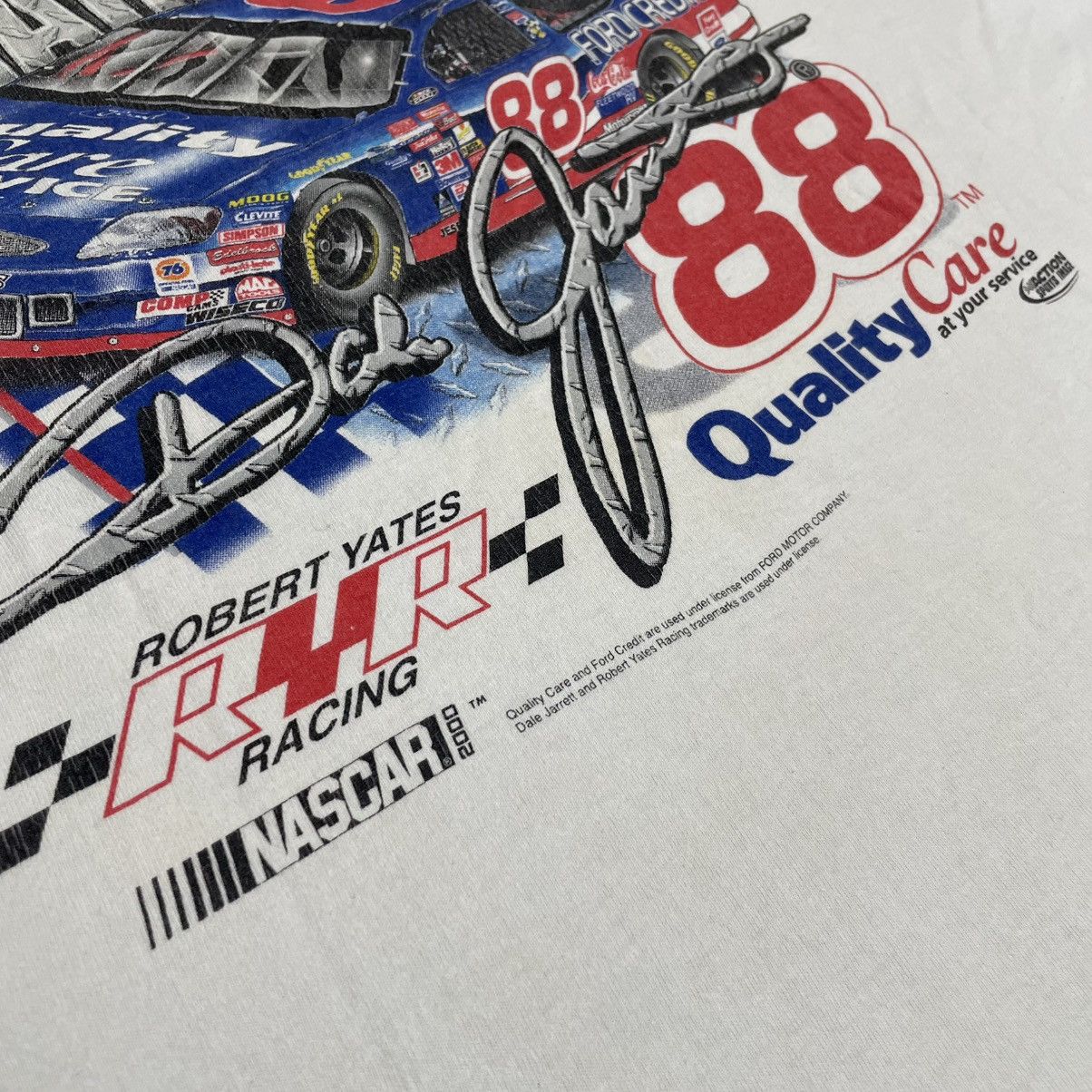 NASCAR Vintage NASCAR Ford Team Dale Jarrett & Robert Yates Racing Size US XXL / EU 58 / 5 - 4 Thumbnail