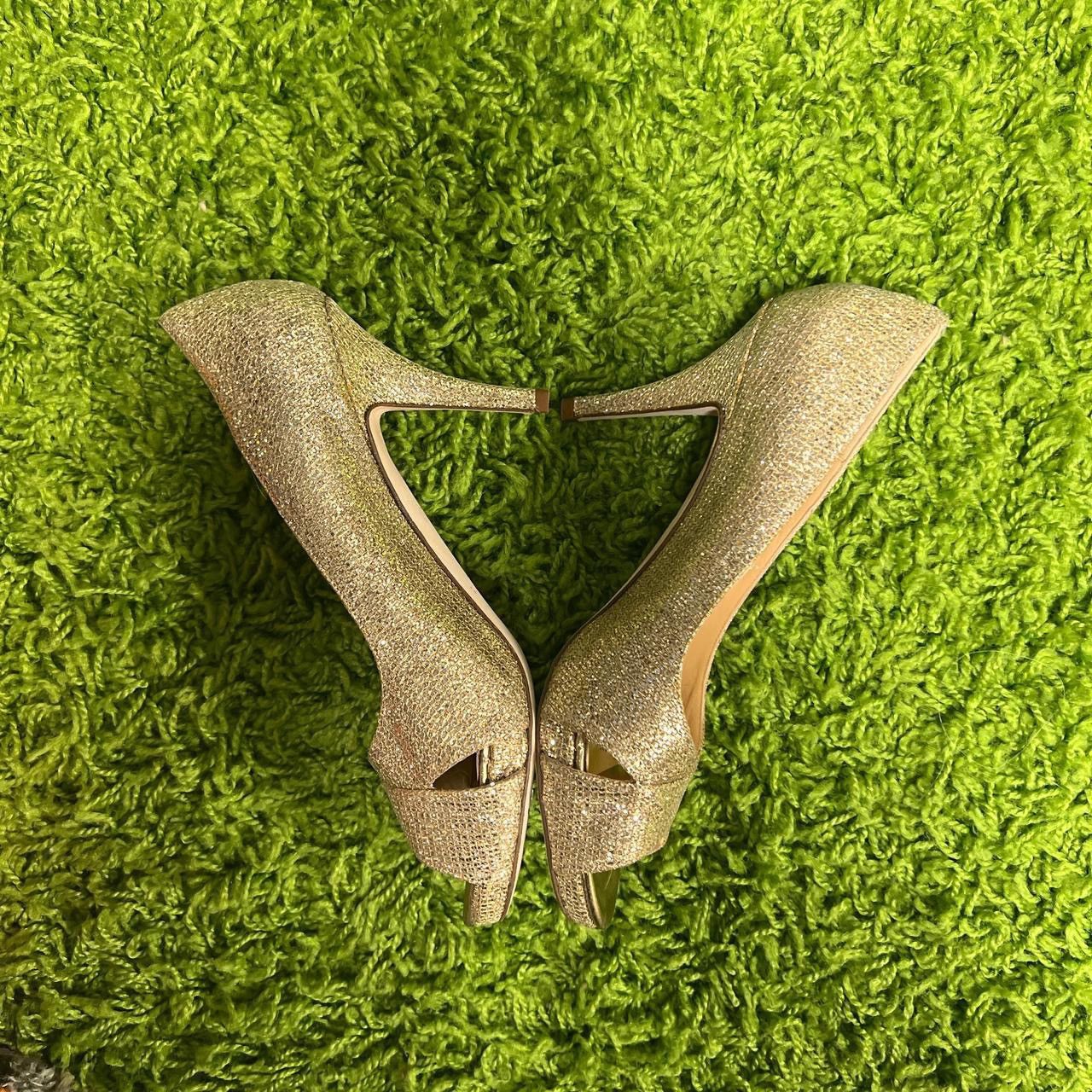 Kate Spade Women's Kate Spade Billie Starlight Italy Glitter Peep-Toe Size US 9 / IT 39 - 3 Thumbnail