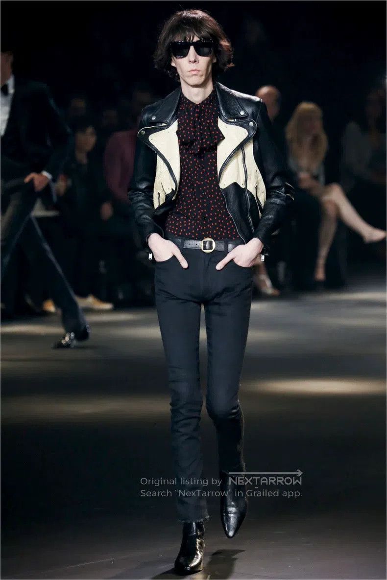 Saint Laurent Paris Saint Laurent Paris Black and Red Polka Dot Bow Tie, Neckt Size ONE SIZE - 3 Thumbnail