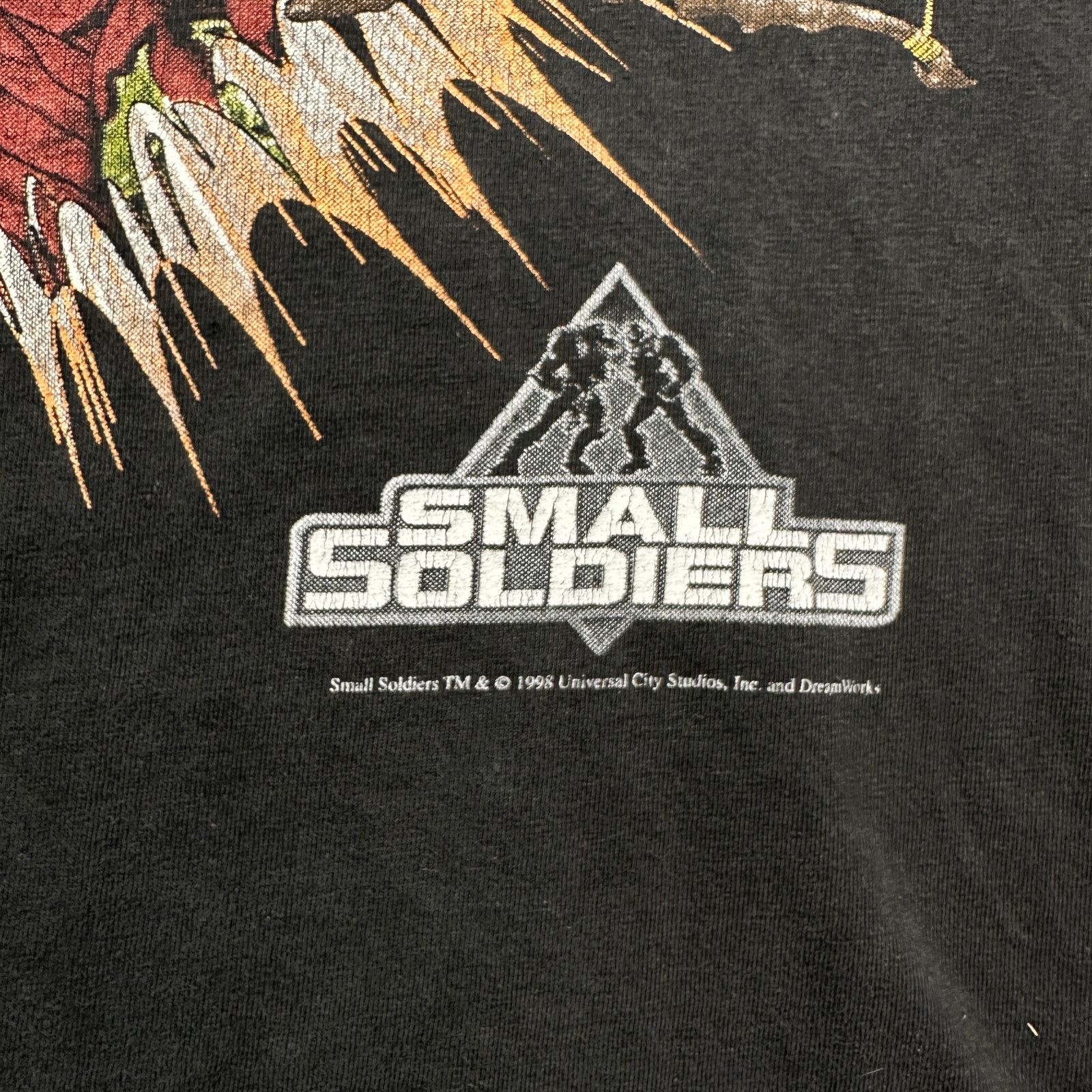 Vintage AUTHENTIC Vintage 1998 Small Soldiers T-Shirt Mens Large Size US L / EU 52-54 / 3 - 7 Thumbnail