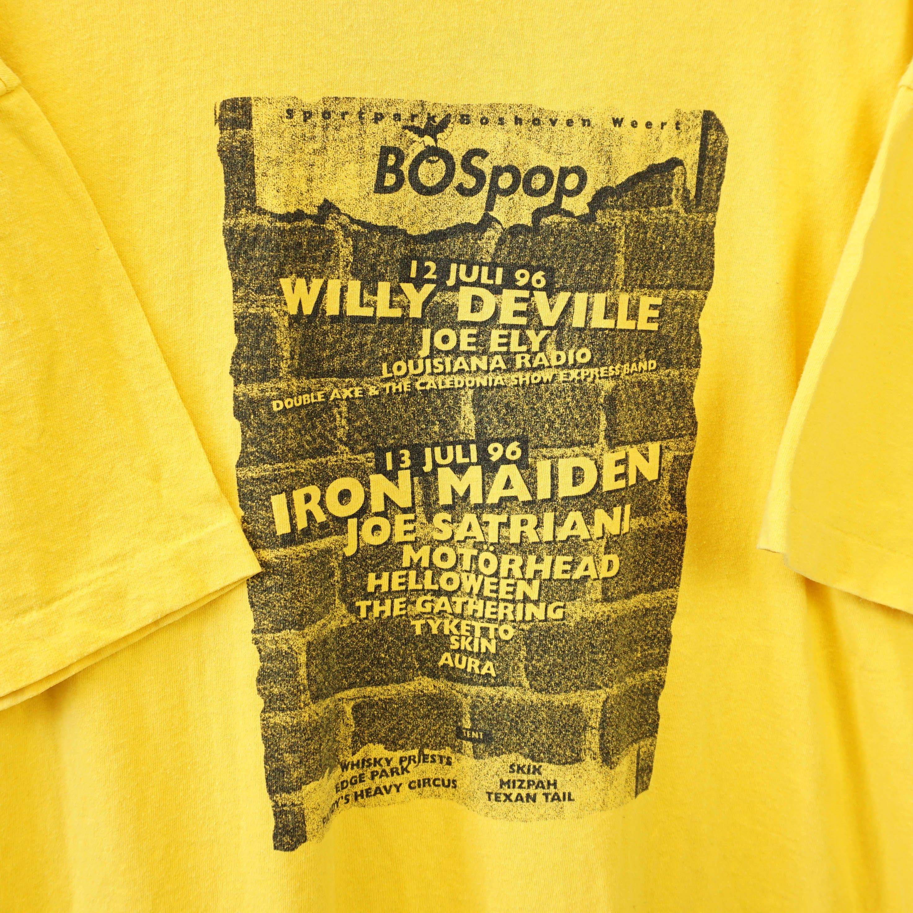 Band Tees × Vintage Single Stitch 1996 Festival Iron Maiden Motorhead Helloween Size US XL / EU 56 / 4 - 2 Thumbnail