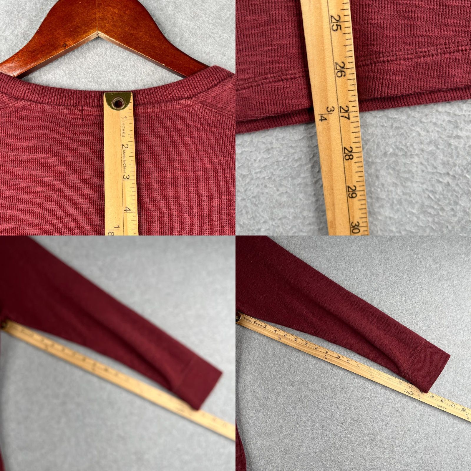 Banana Republic Banana Republic Sweatshirt Crew Neck Mens Large Red Heather Casual Knit Pullover Long Sleeve All Seasons Winter Fall Spring Walking Regular Size US L / EU 52-54 / 3 - 8 Thumbnail
