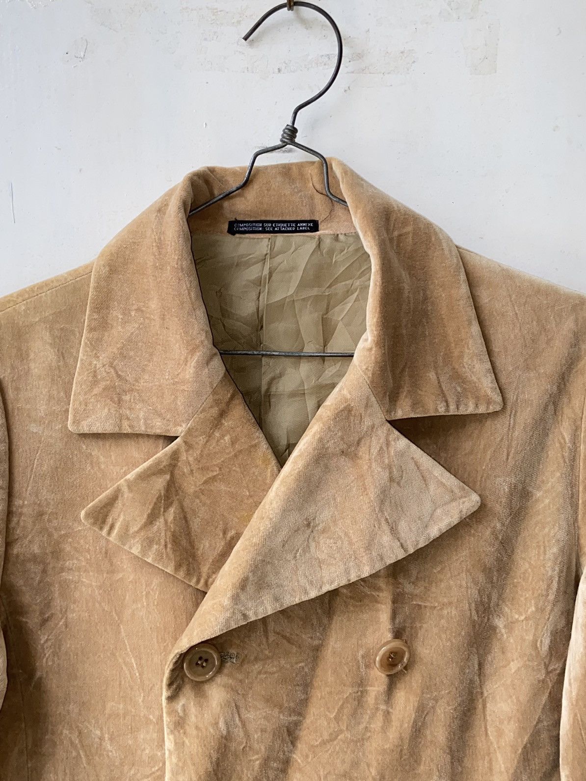 Yohji Yamamoto NOUÉ-RUE Brown Coat Jacket Size US S / EU 44-46 / 1 - 5 Thumbnail