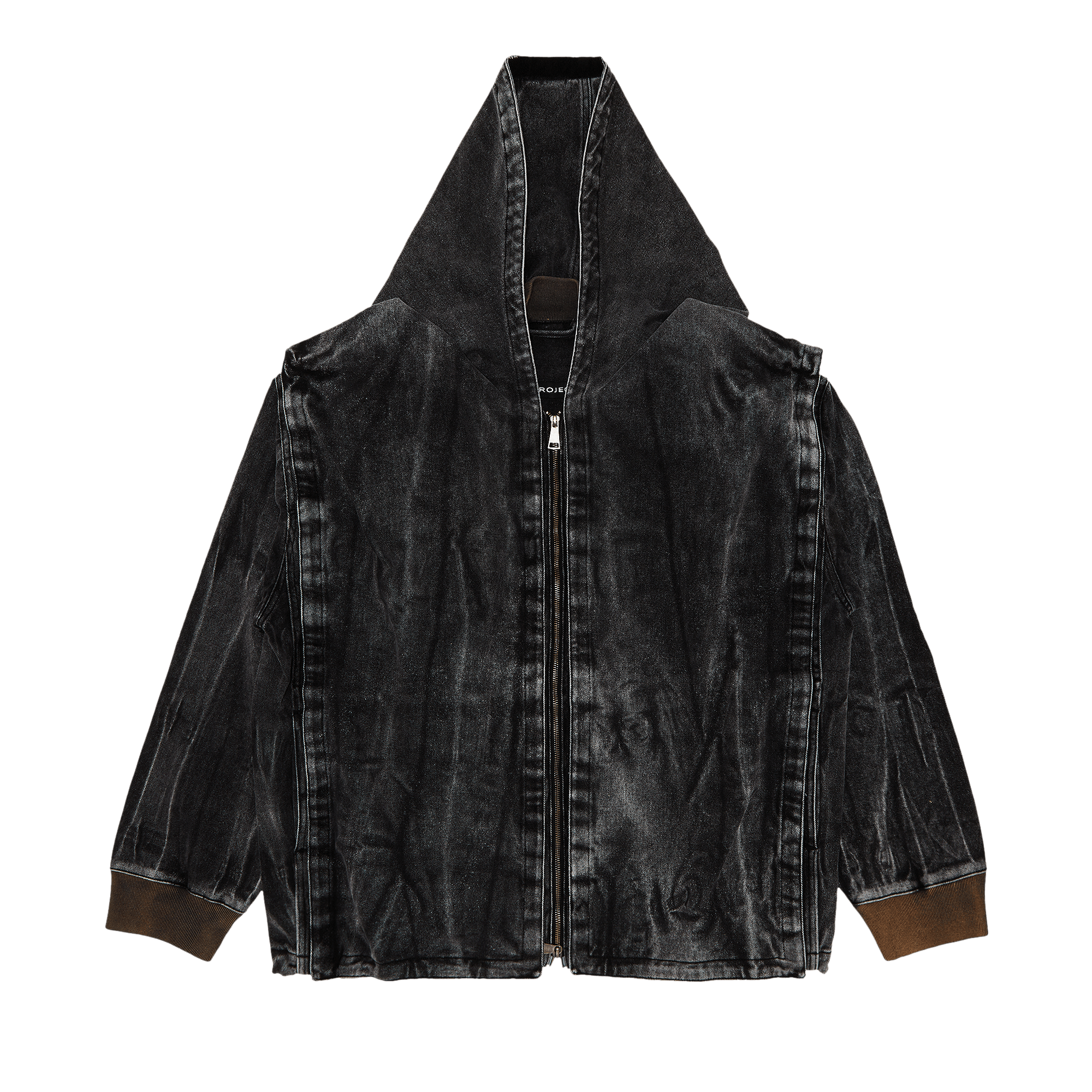 Y/PROJECT ジップアップ　パデッドジャケット Y/Project Taupe Double Zip Bomber Jacket Y/Project