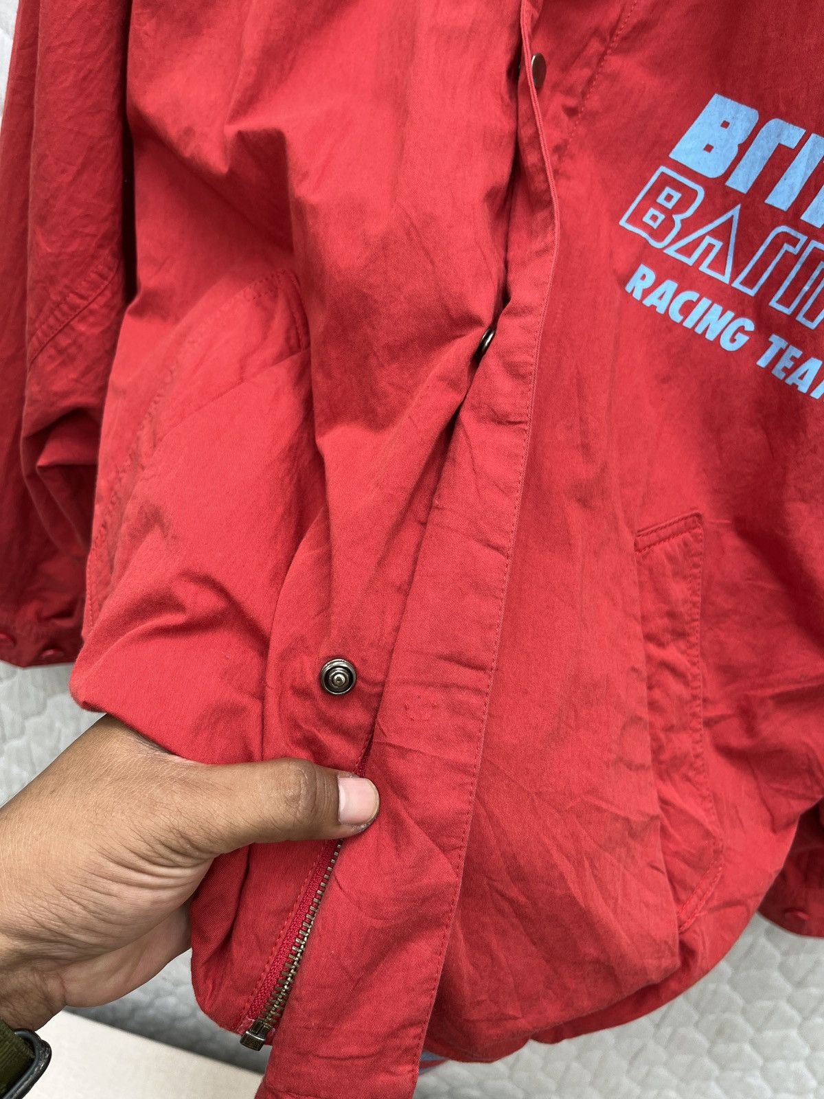 Japanese Brand × Vintage 🔥🔥🔥STEALS VTG BRITISH BARN RACING TEAM JACKET Size US M / EU 48-50 / 2 - 12 Thumbnail