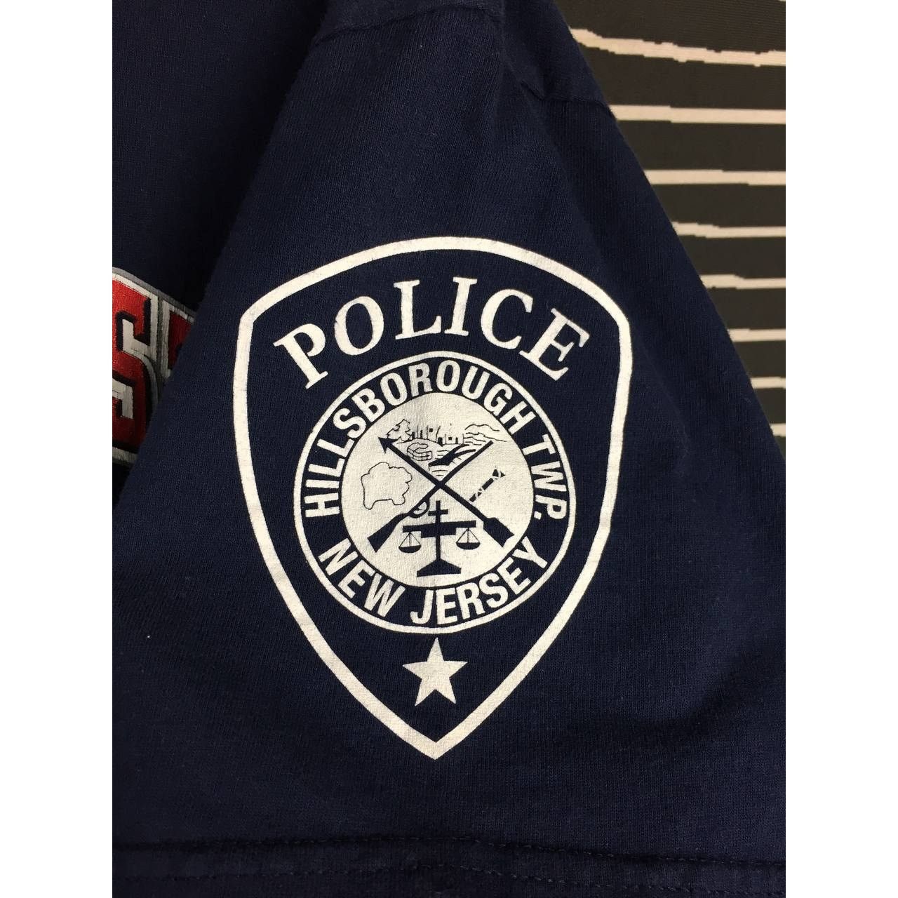 Gildan × Vintage Hillsborough Township New Jersey Police Dare To Resist Tee Size US XL / EU 56 / 4 - 5 Thumbnail