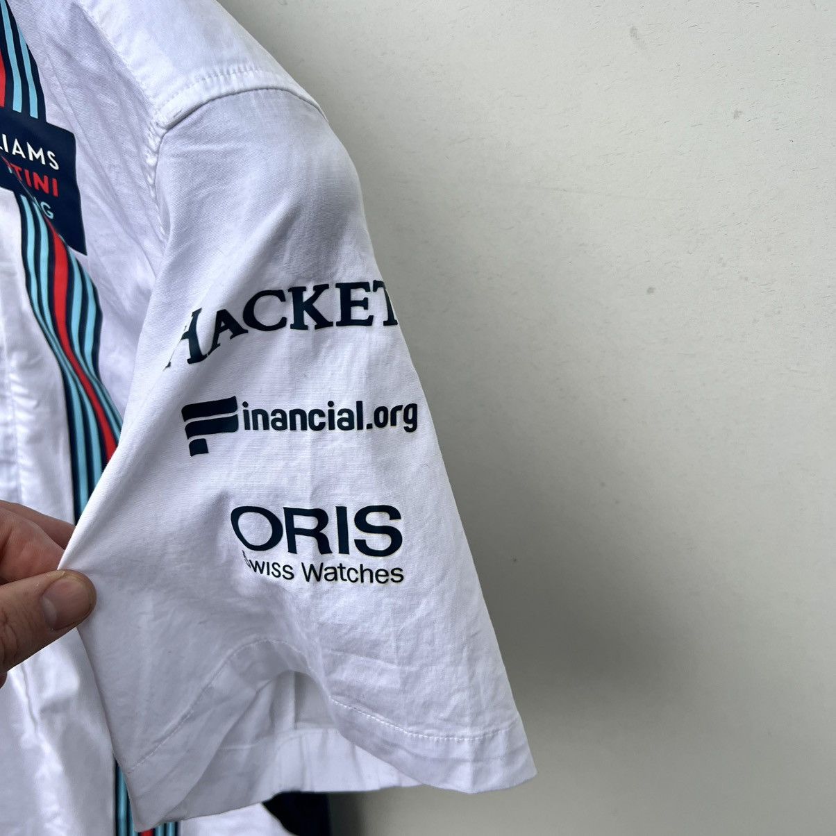 Hackett Vintage Mercedes Benz Williams Martini Racing Shirt Size US M / EU 48-50 / 2 - 3 Thumbnail