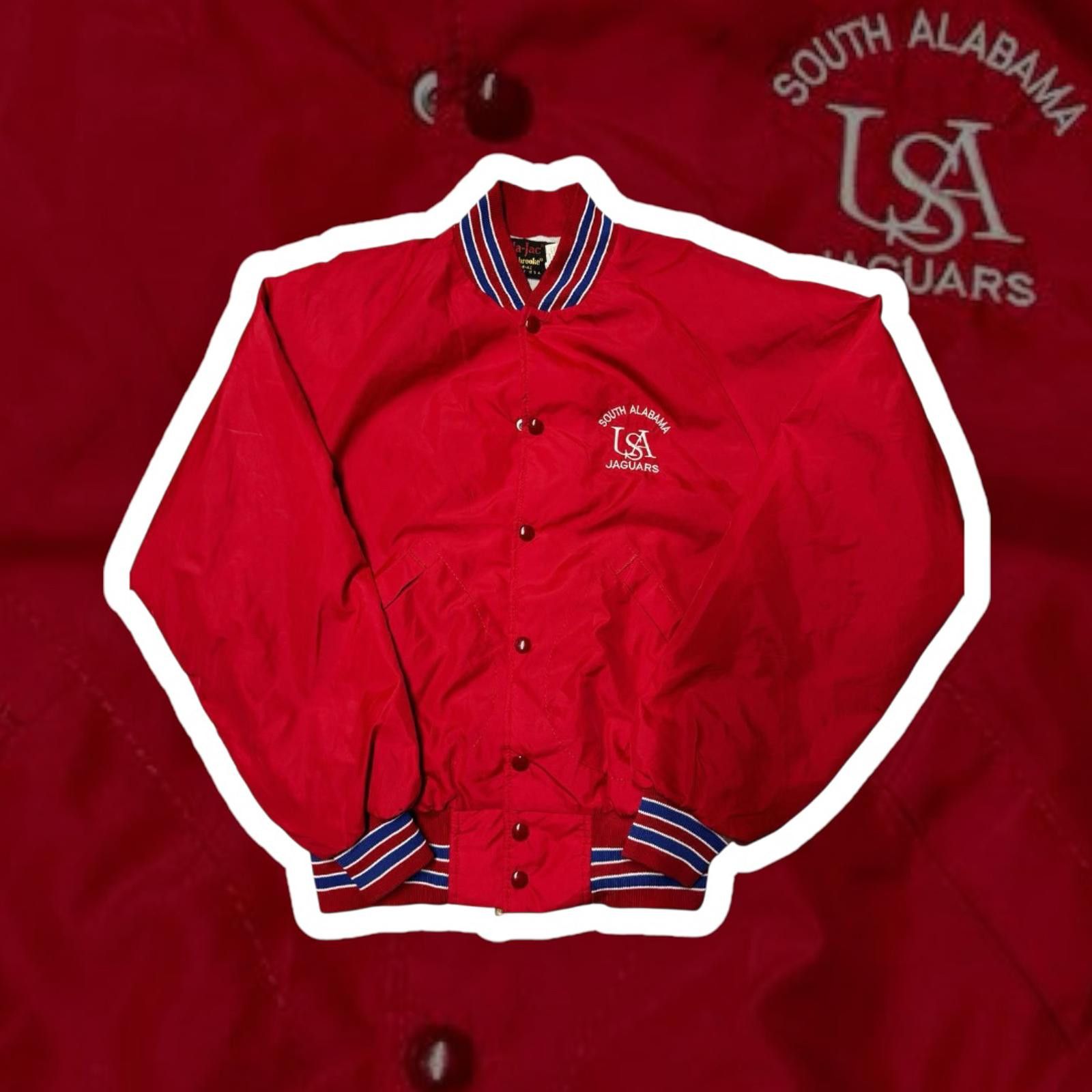 Designer Vintage Pla-Jac South Alabama Jaguars Jacket Size US M / EU 48-50 / 2 - 1 Thumbnail