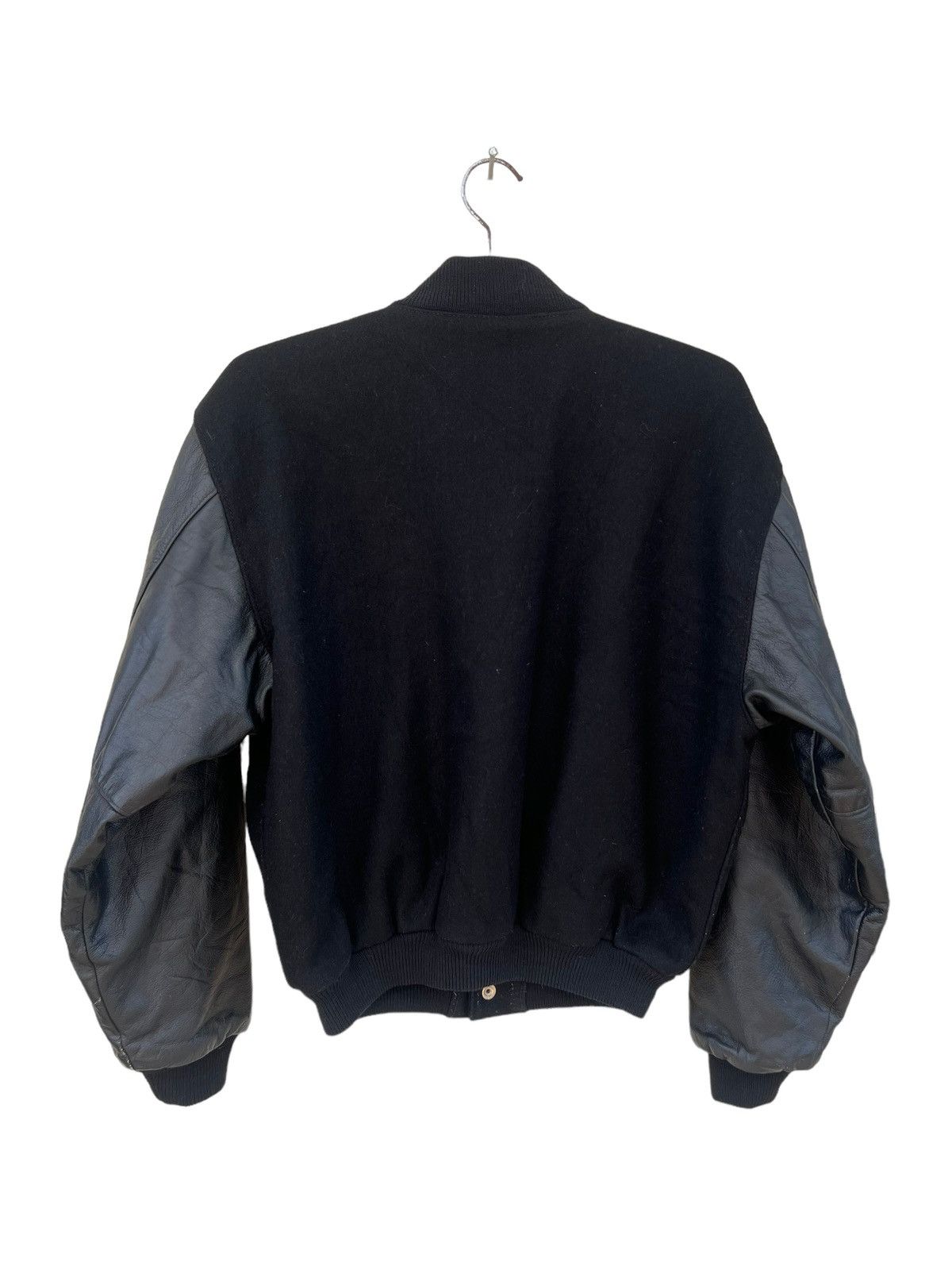 Golden Bear Vintage 80s Golden Bear Black Varsity Bomber Jacket Size US S / EU 44-46 / 1 - 7 Thumbnail