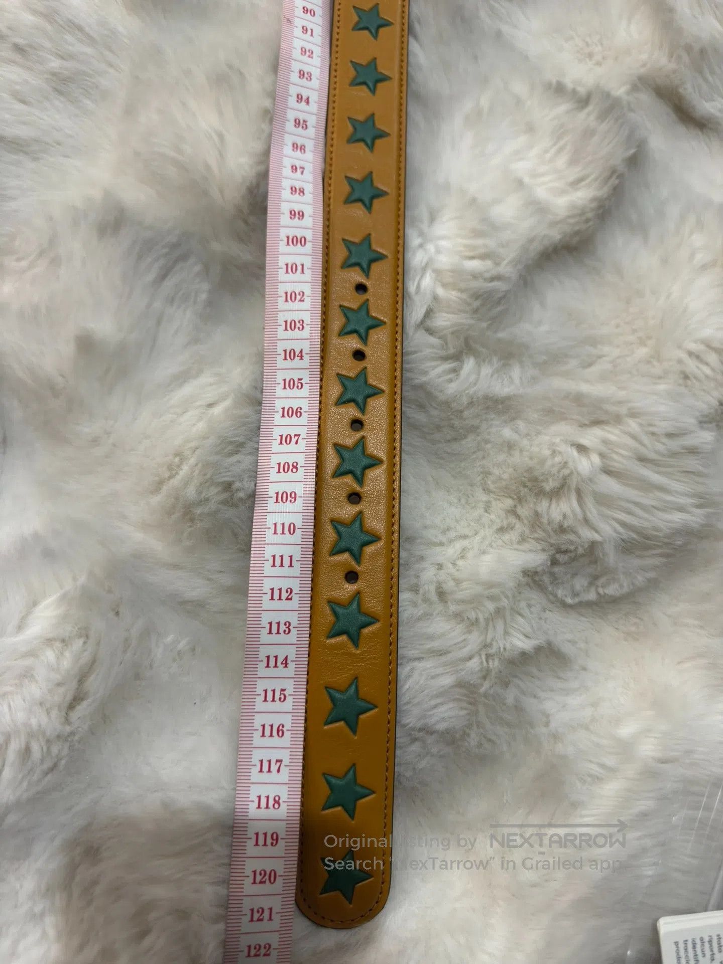 Gucci Guicci Men's Belt with Stars| Size ONE SIZE - 9 Thumbnail