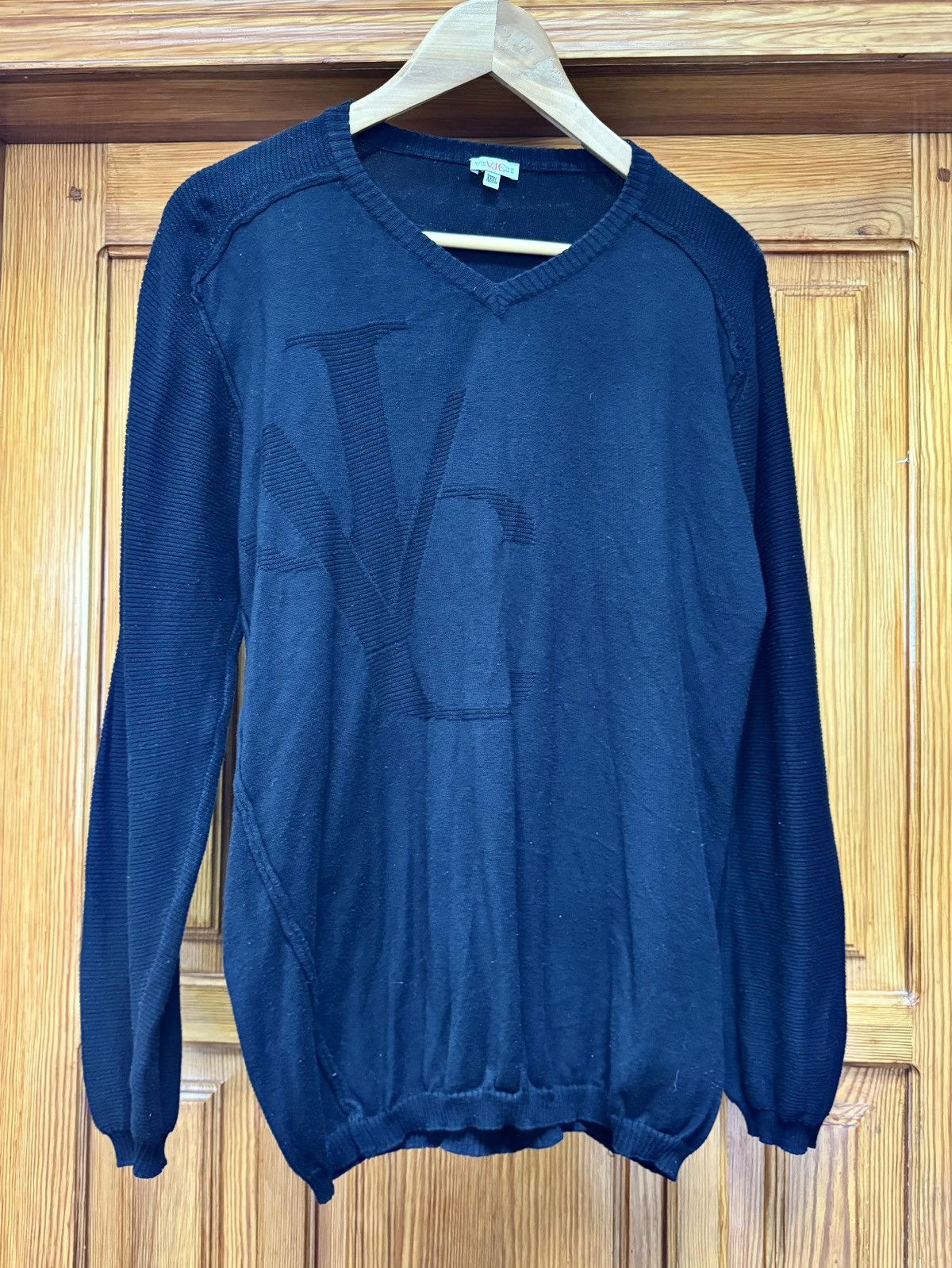 Versace Versace Jeans Couture Vintage Big Logo Sweater Size US M / EU 48-50 / 2 - 1 Thumbnail